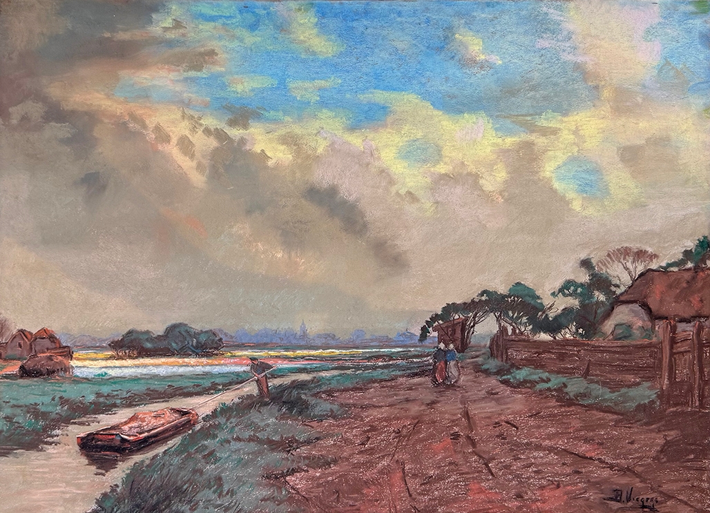 Bollenvelden bij Hillegom zonder lijst