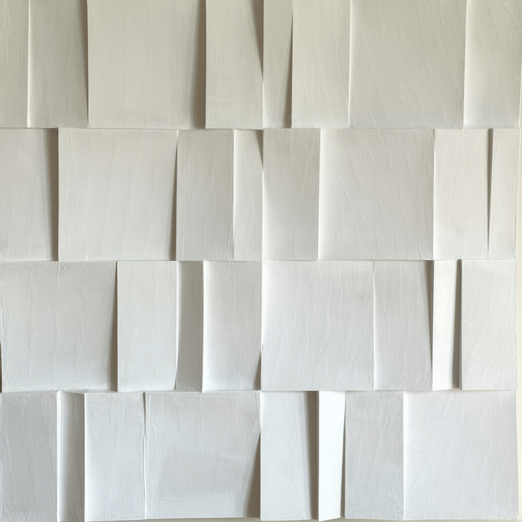 Jaap Egmond - Wit reliëf uit 1975 (zonder lijst)