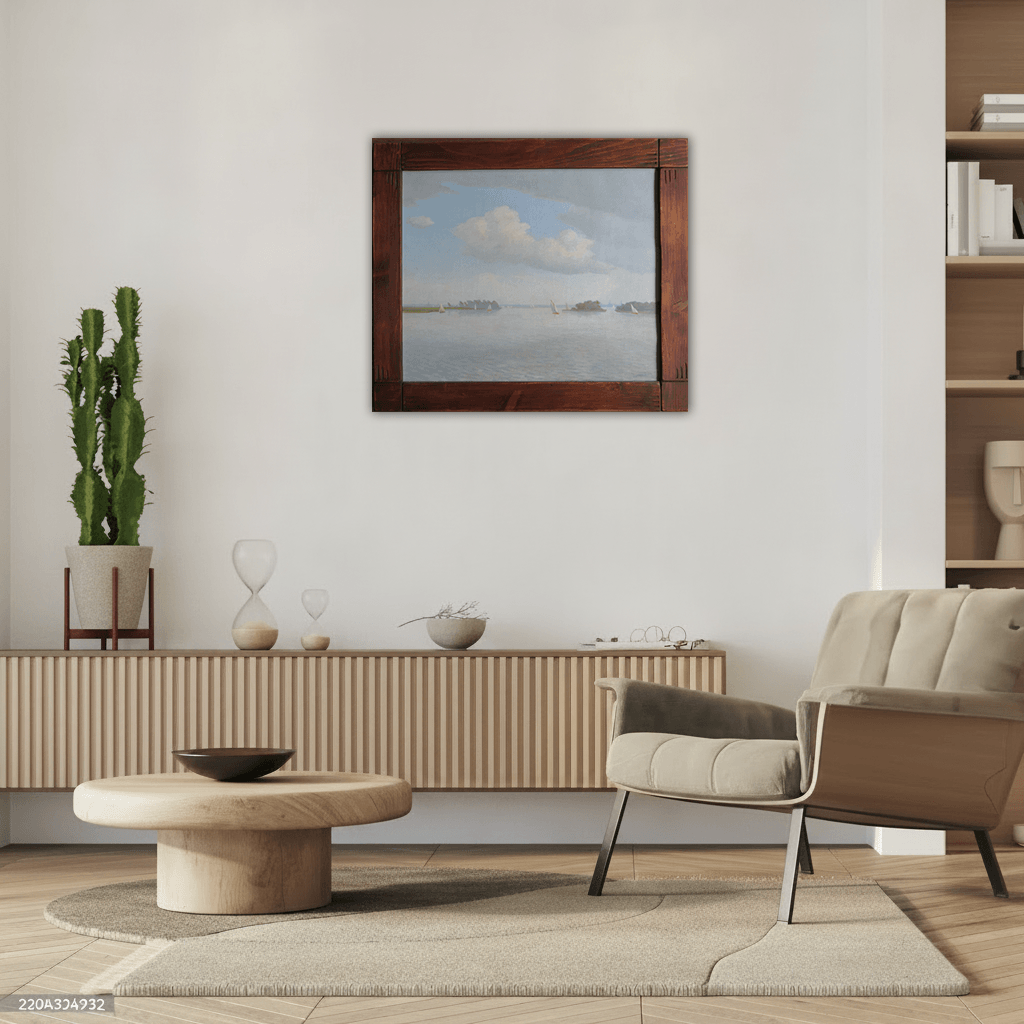 Dirk Smorenberg - Zeilboten varen op de Loosdrechtseplas (in interieur)