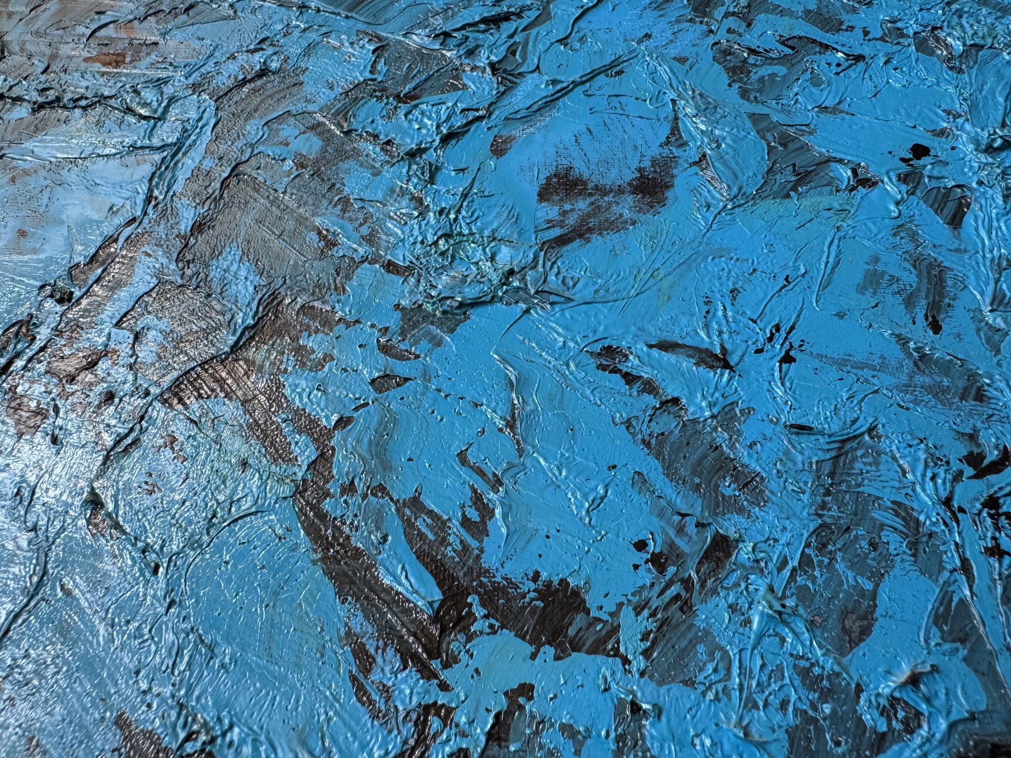 Landschaft zonder lijst
