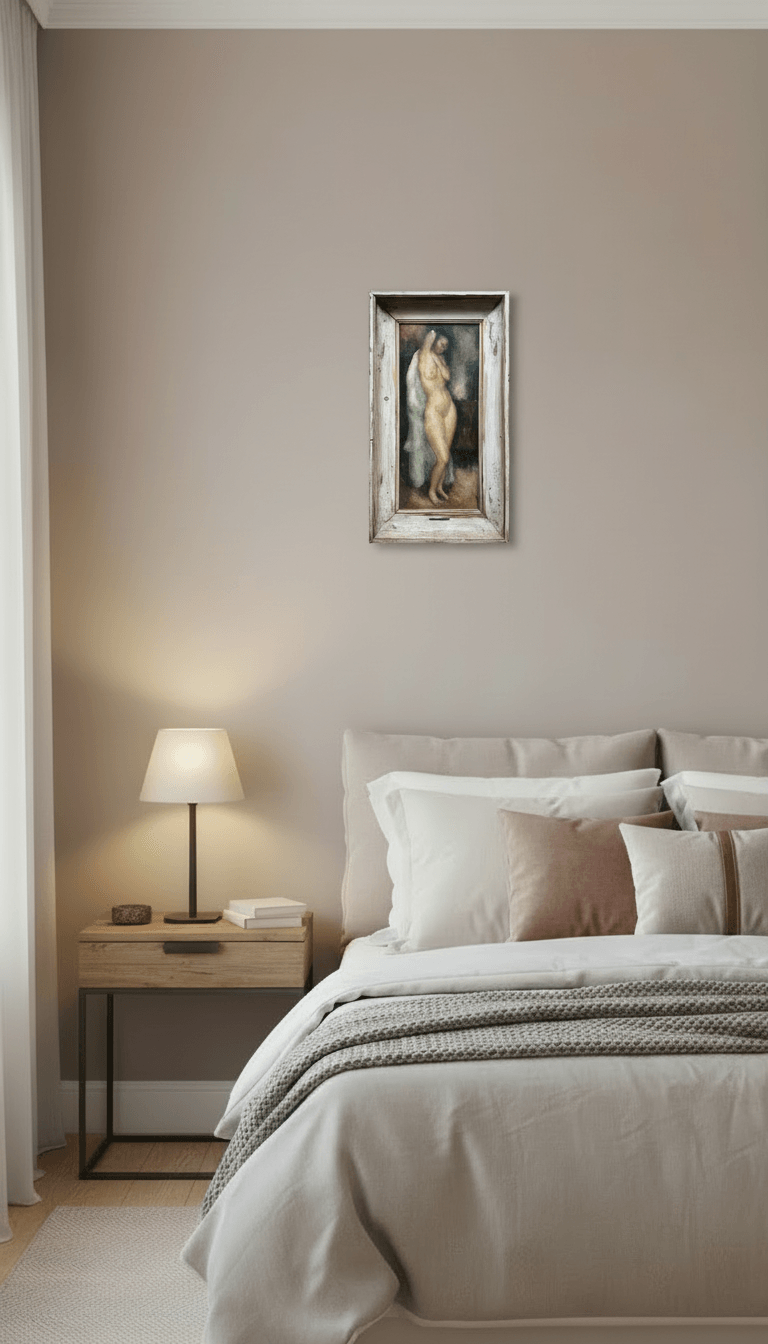 Staand naakt zonder lijst