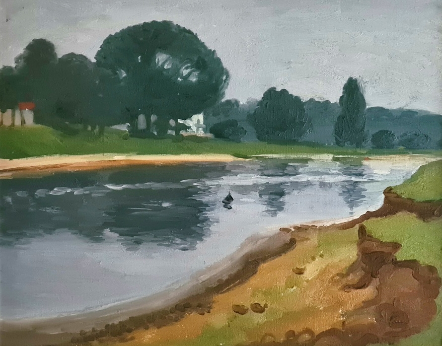 Riviertje zonder lijst