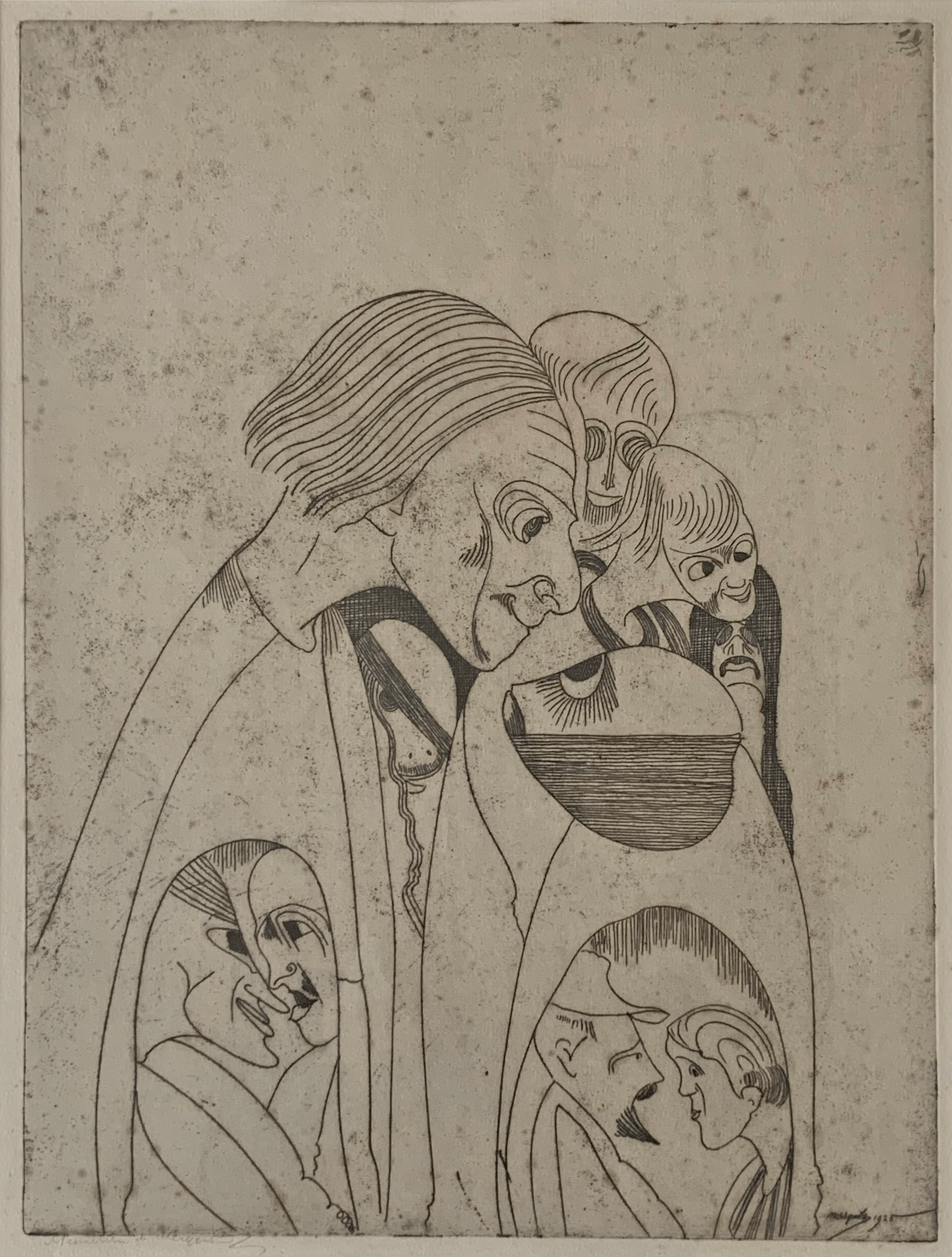 Samuel Jessurun de Mesquita - 'Sensitivistische verbeelding' (1) (zonder lijst)