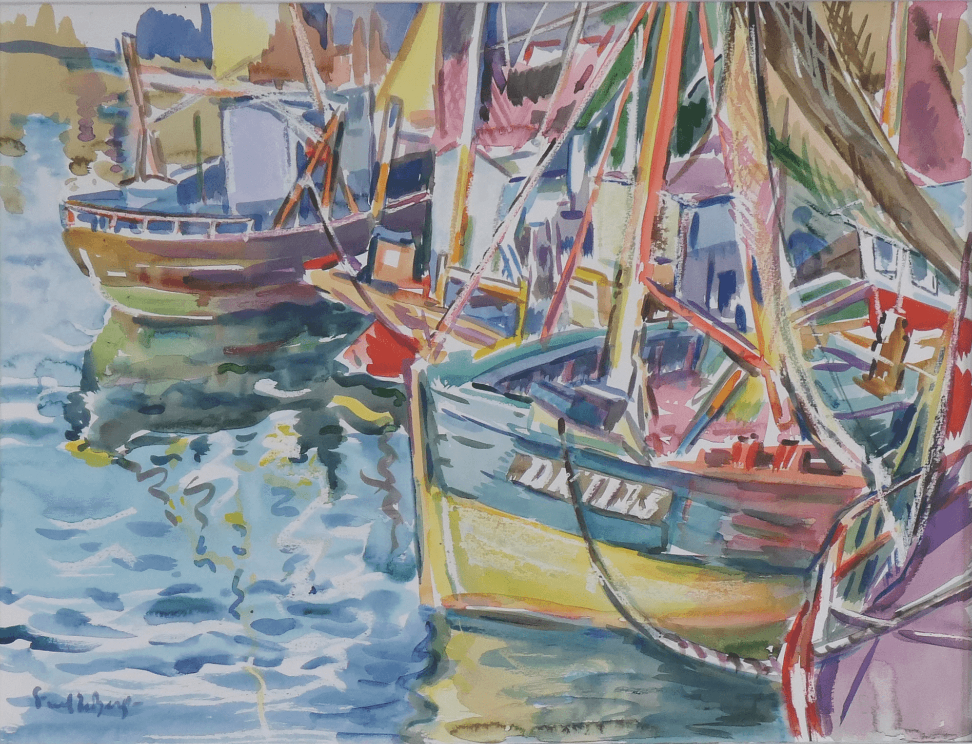 Freek van den Berg - Haven Denemarken (zonder lijst)