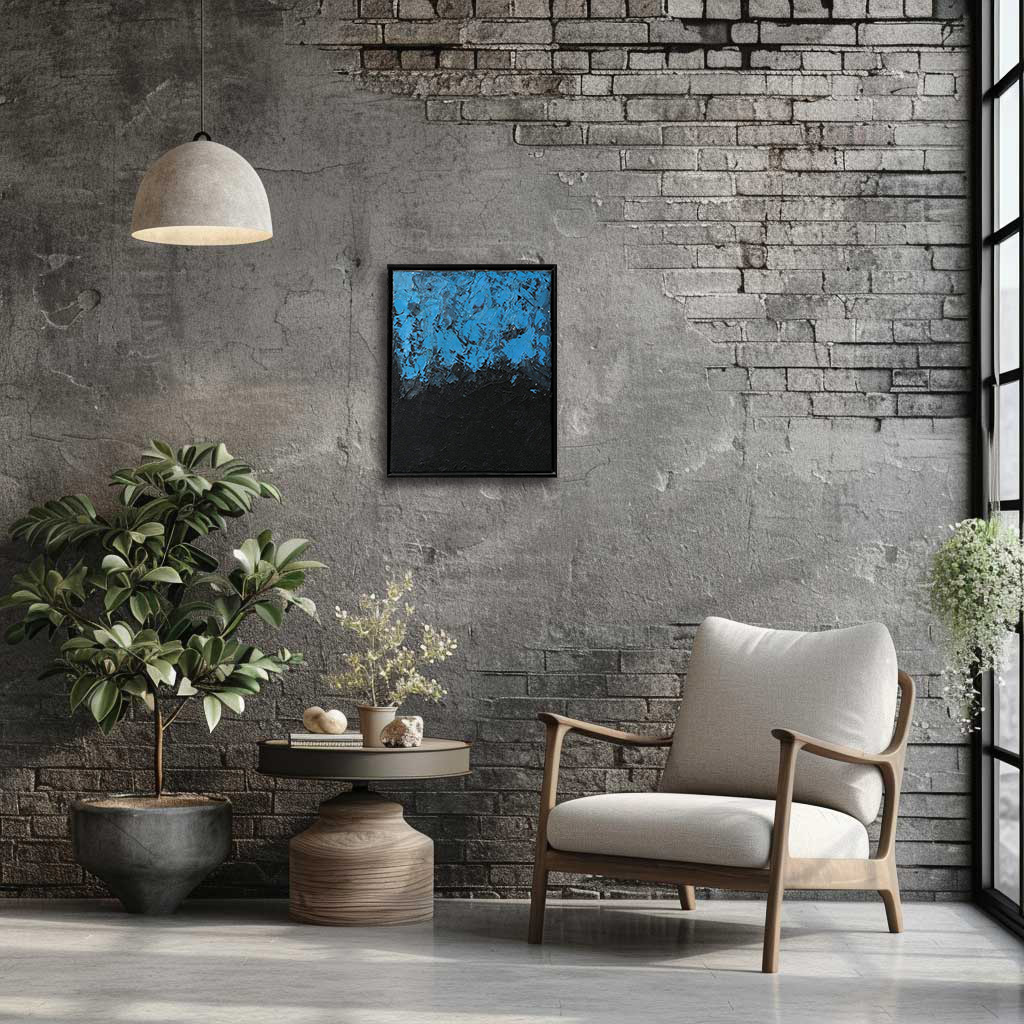 Landschaft zonder lijst