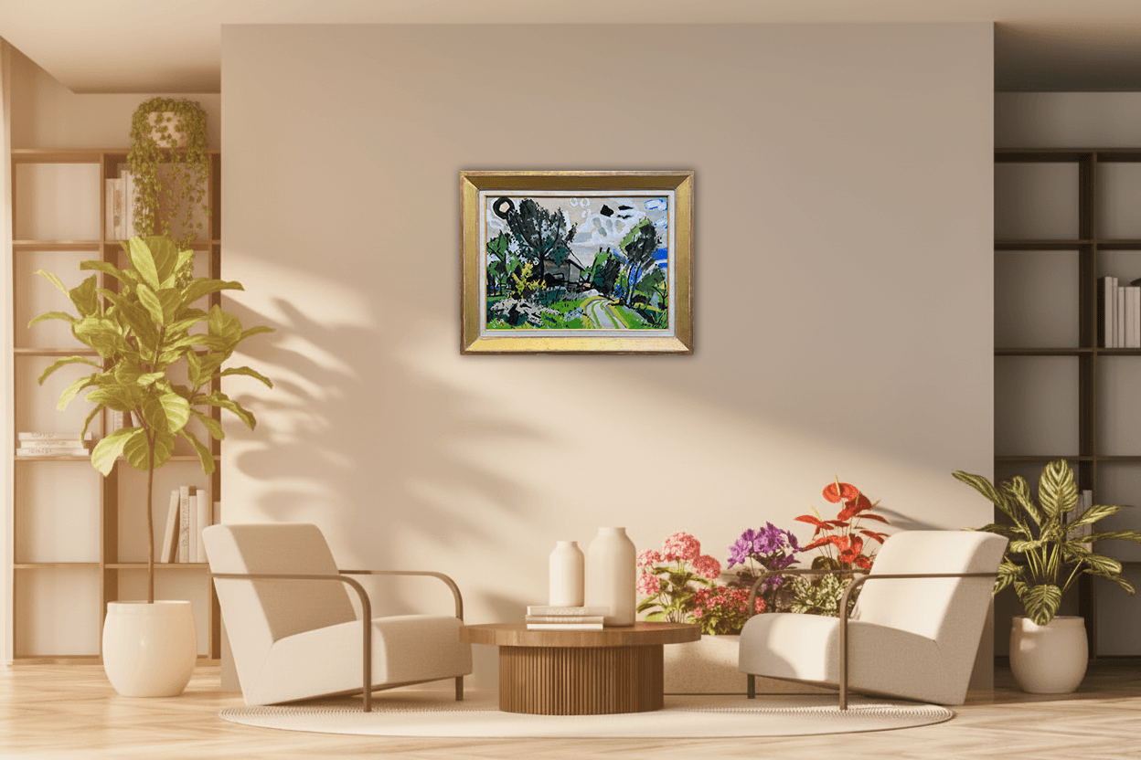 Jan van der Zee - Groningse boerderij (in interieur)