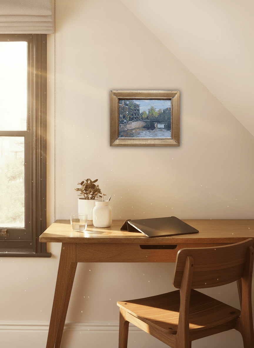 Frans Koppelaar - Prinsengracht-Leidsegracht te Amsterdam (in interieur)