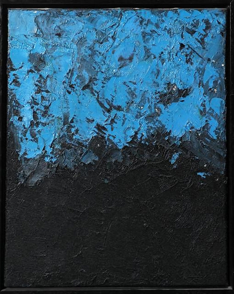Landschaft zonder lijst