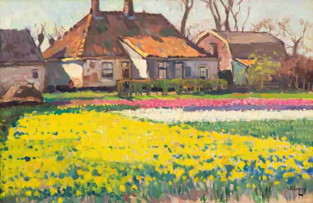 Bollenvelden en de schilderkunst