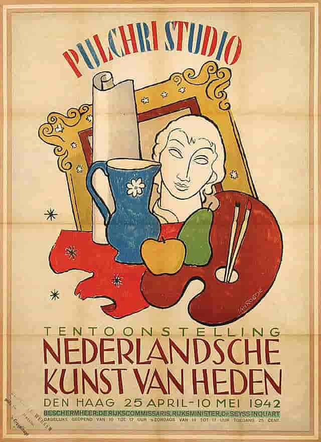 Jan Roëde - Pulchri Studio Tentoonstelling Nederlandsche Kunst van Heden