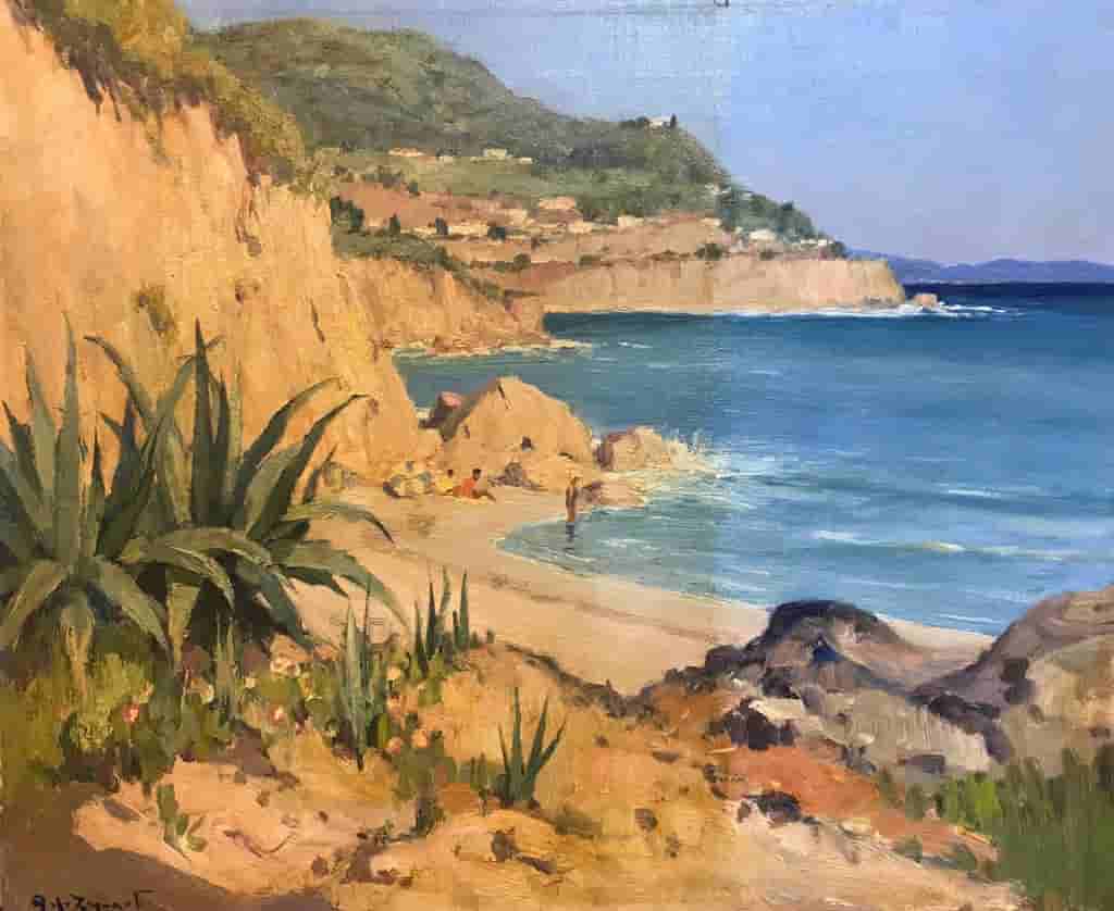 Schoonmaken schilderij