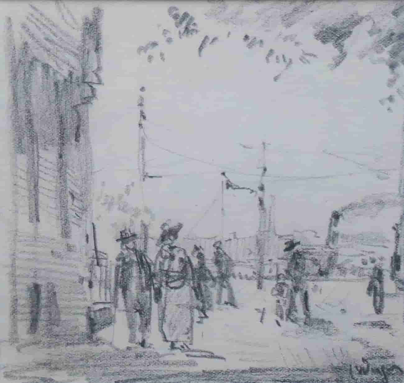 Maaskade Rotterdam door Kees van Dongen