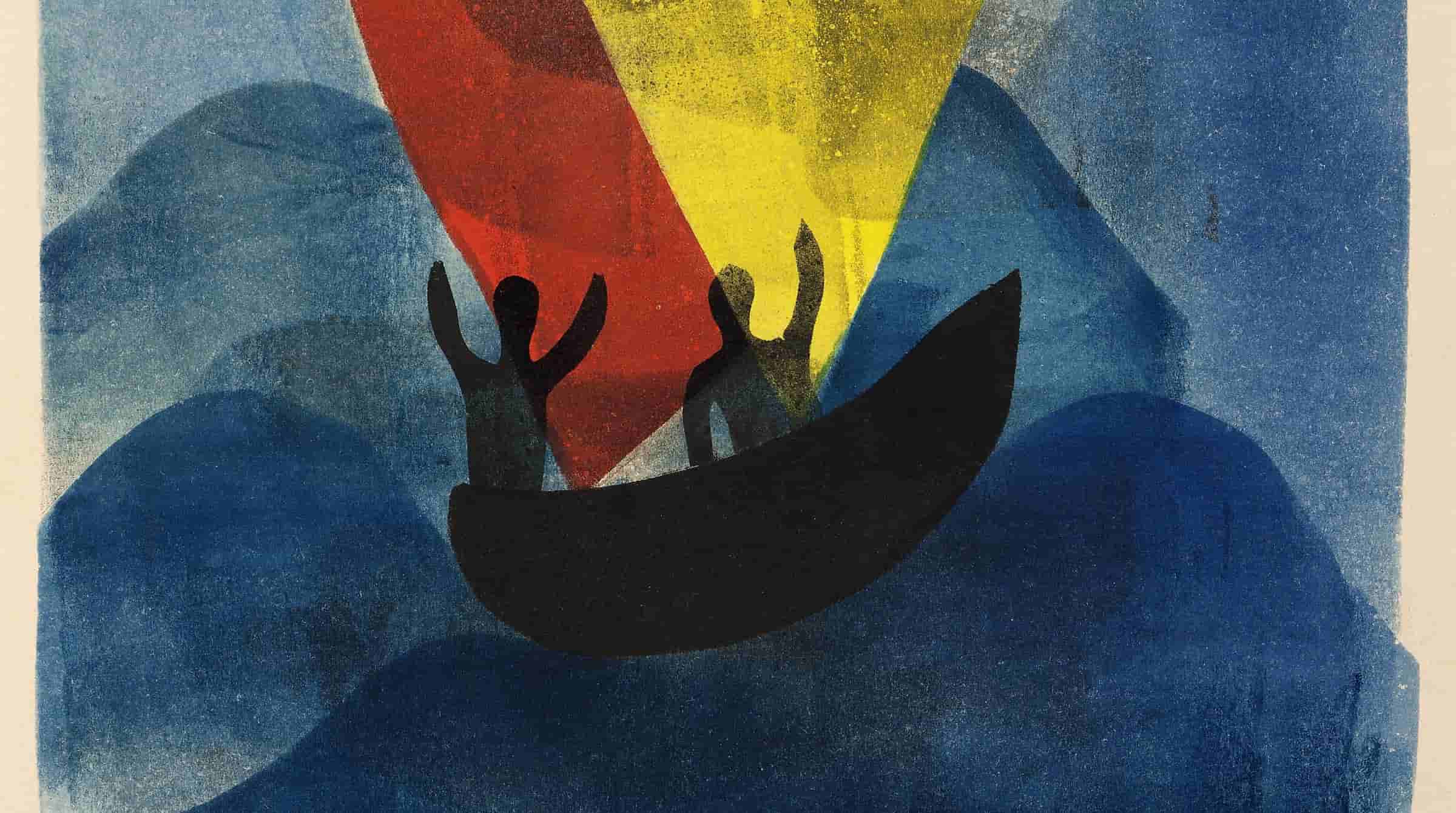 H.N. Werkman. De tocht naar Jeruzalem, 1942. Groninger Museum