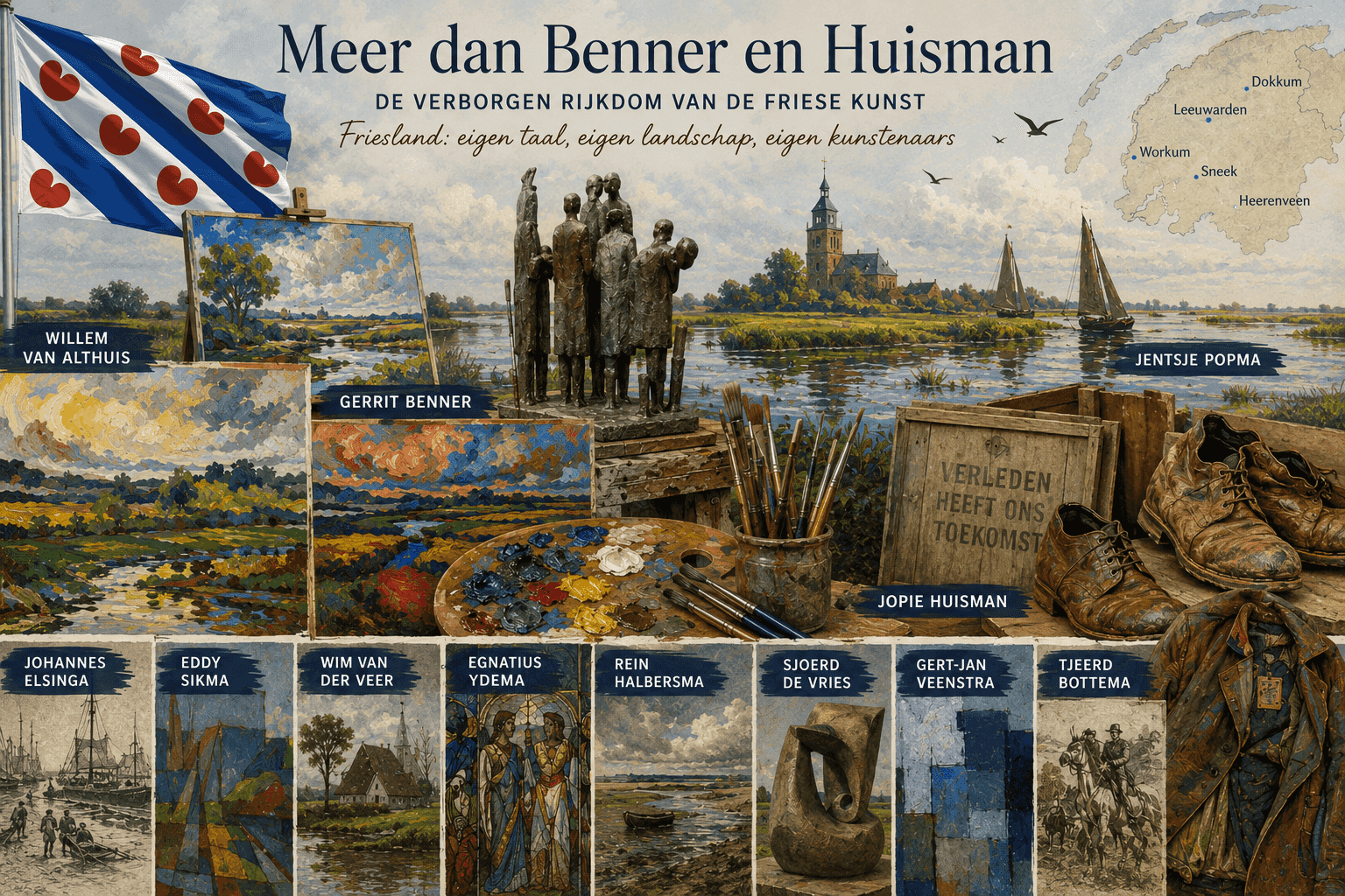 Friesland: een kunstprovincie in de schaduw van Groningen?