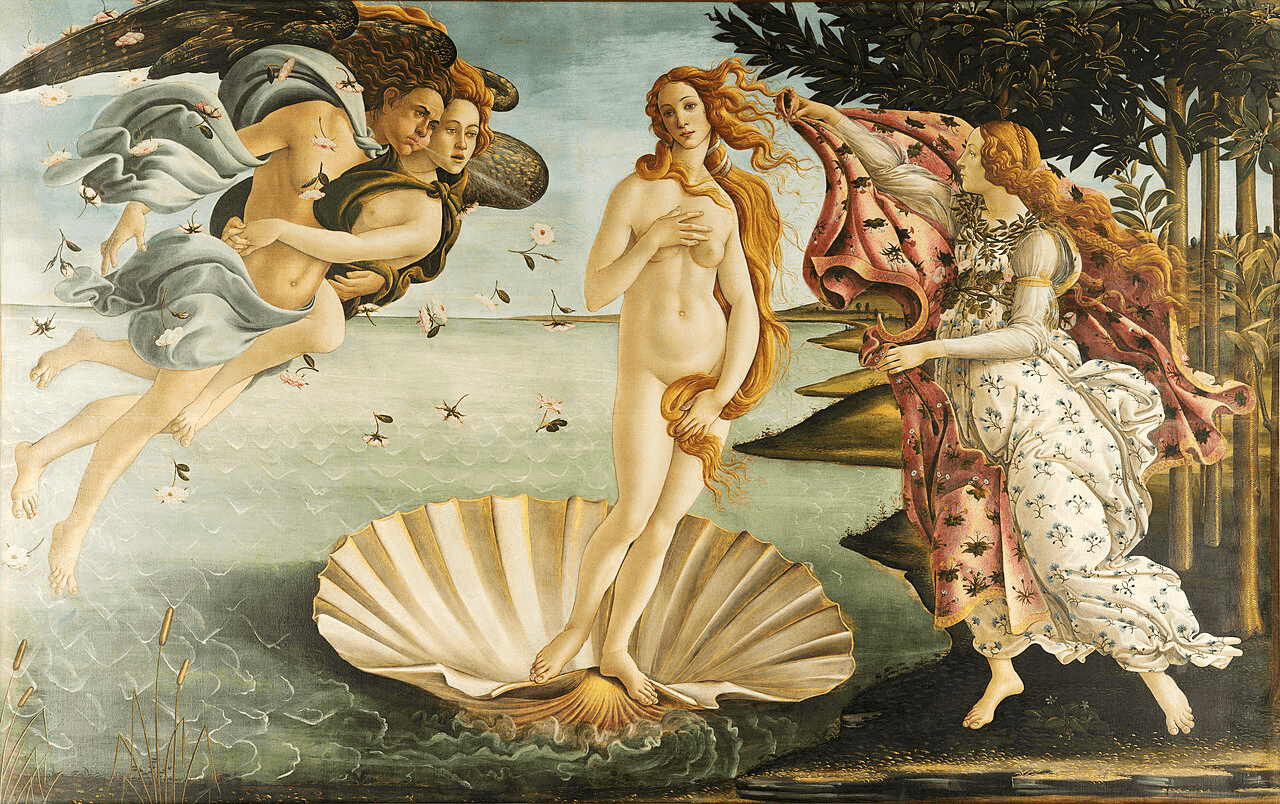 De Geboorte van Venus van Sandro Botticelli