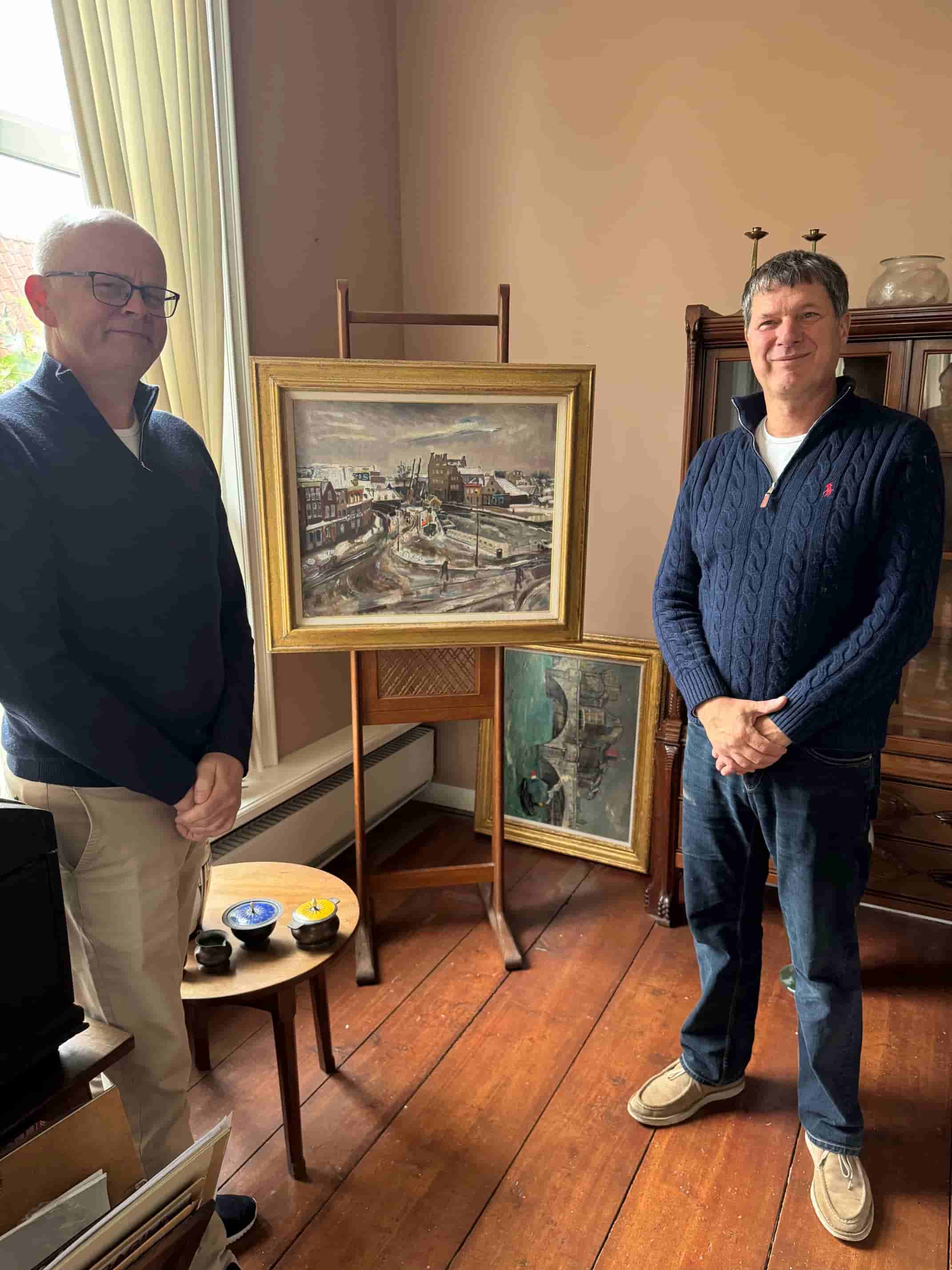 Hans & Bert voor een Jan Sluijters uit de collectie Meentwijck