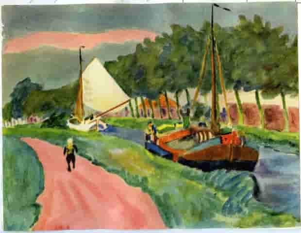 Het Hoendiep door Ekke Kleima