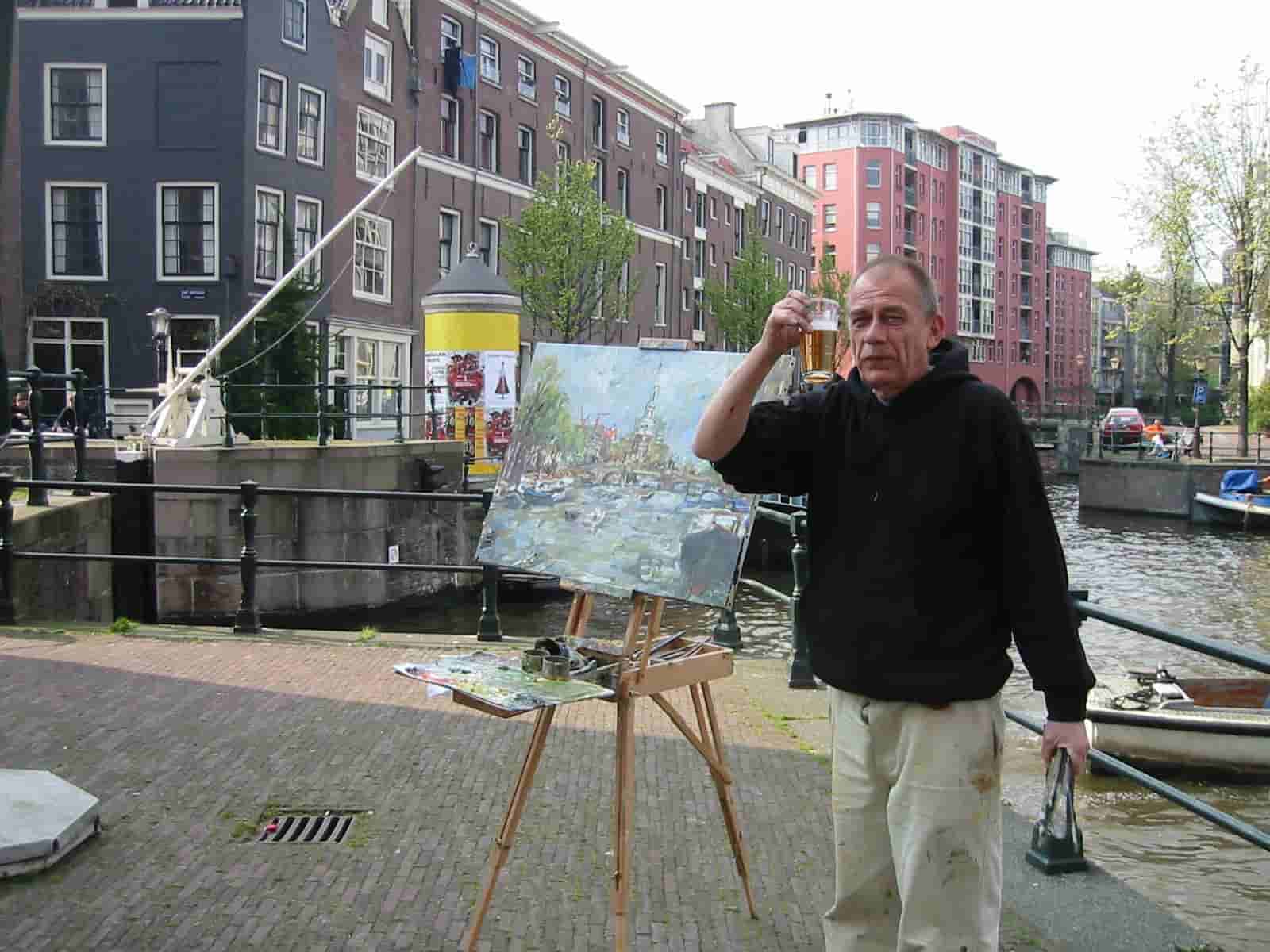 Jürgen schildert de Montelbaantoren