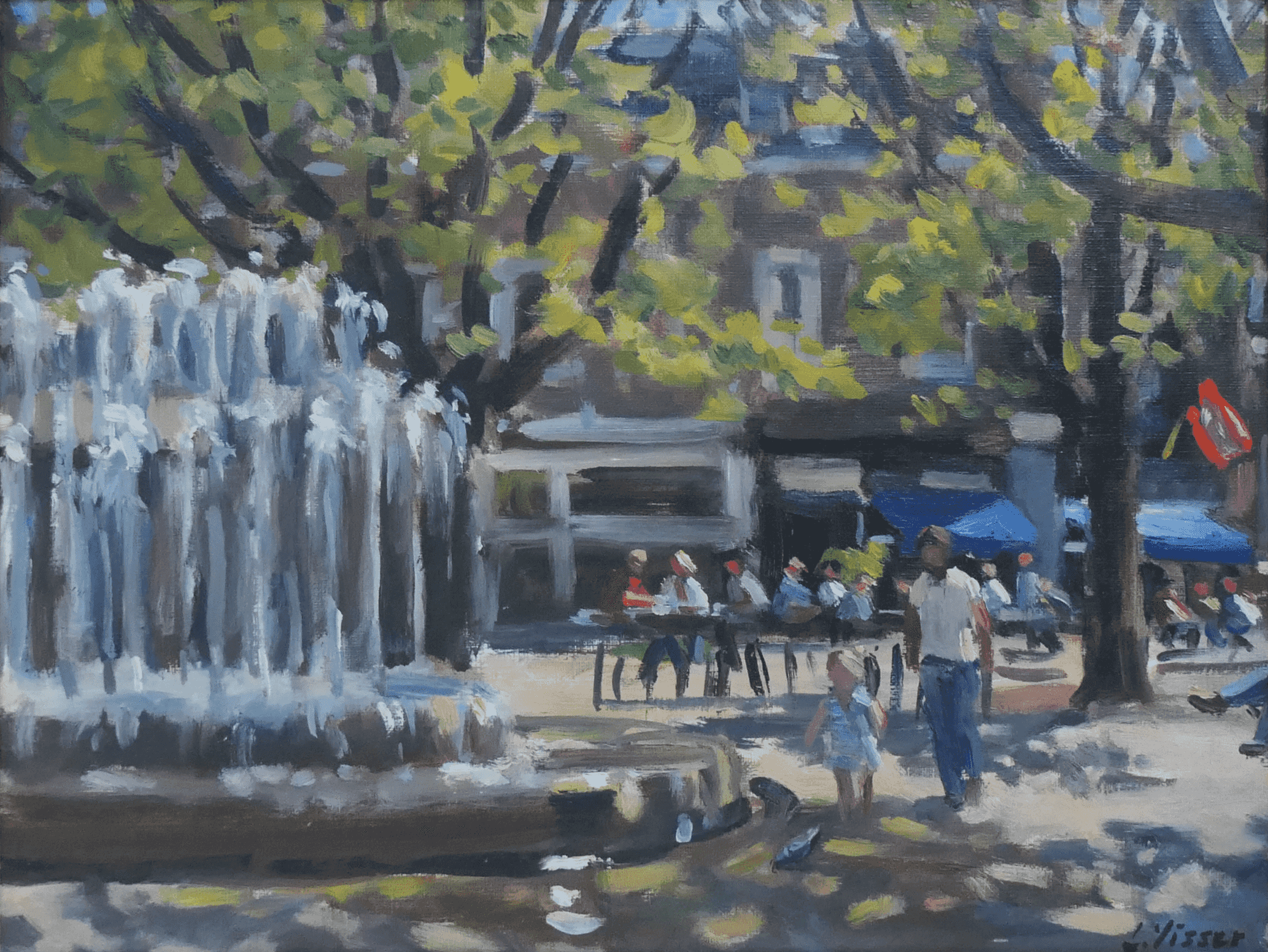 Louis Visser: plein Hogeweg