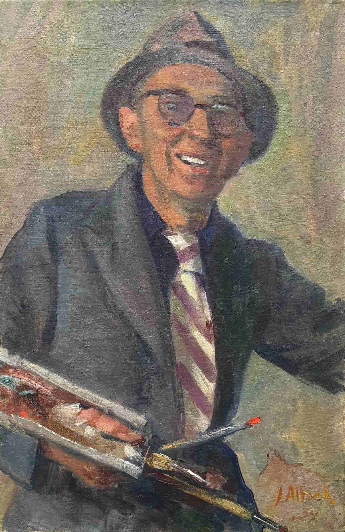 Zelfportret Jan Altink