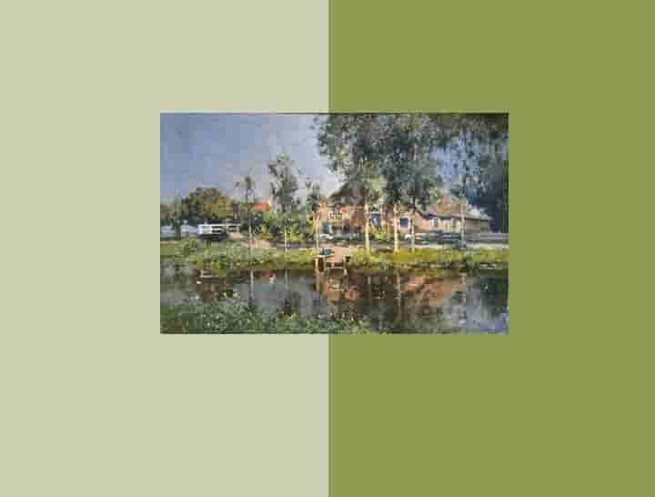 Vreedenburgh met groene achtergrond