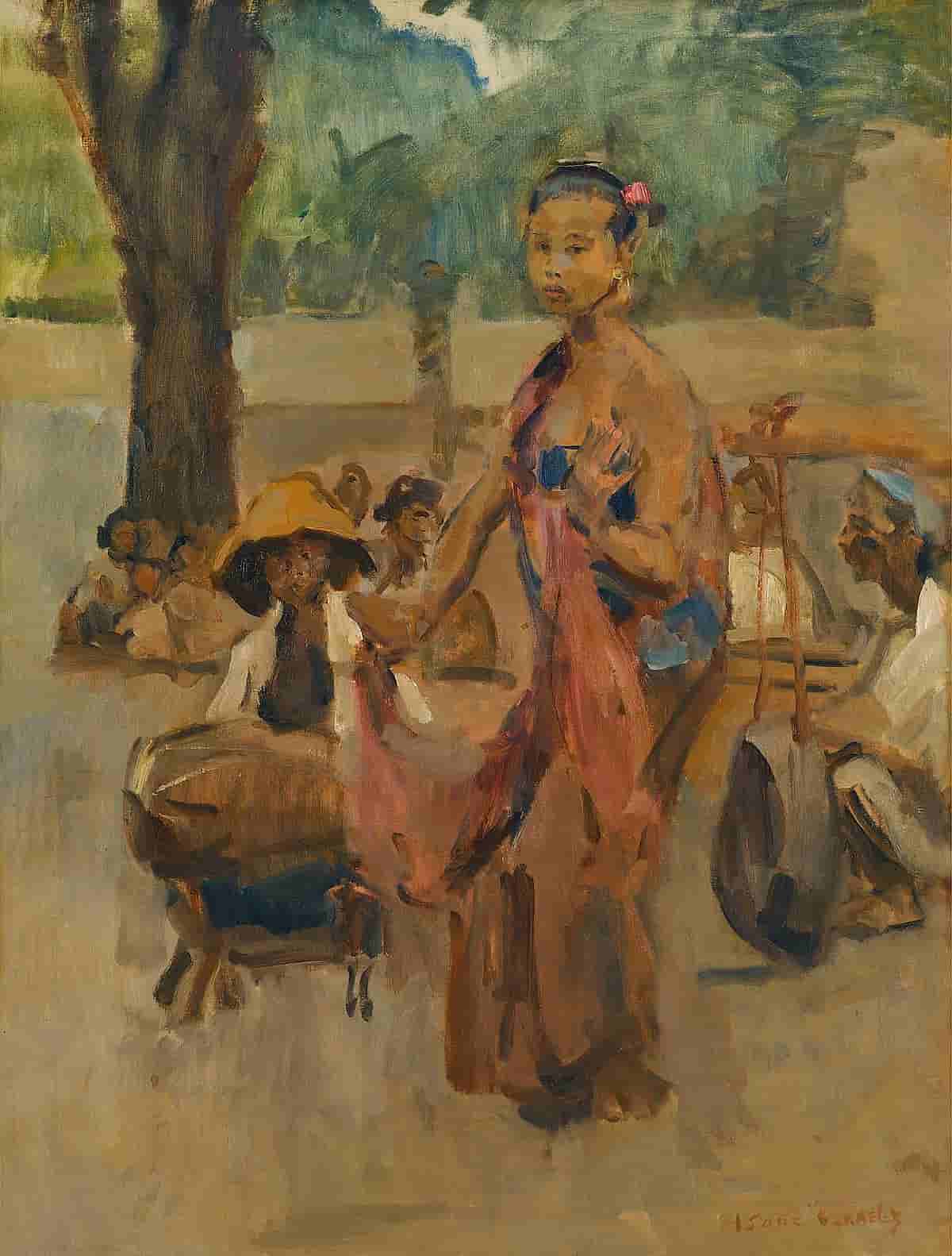 Javaanse dansers door Isaac Israels