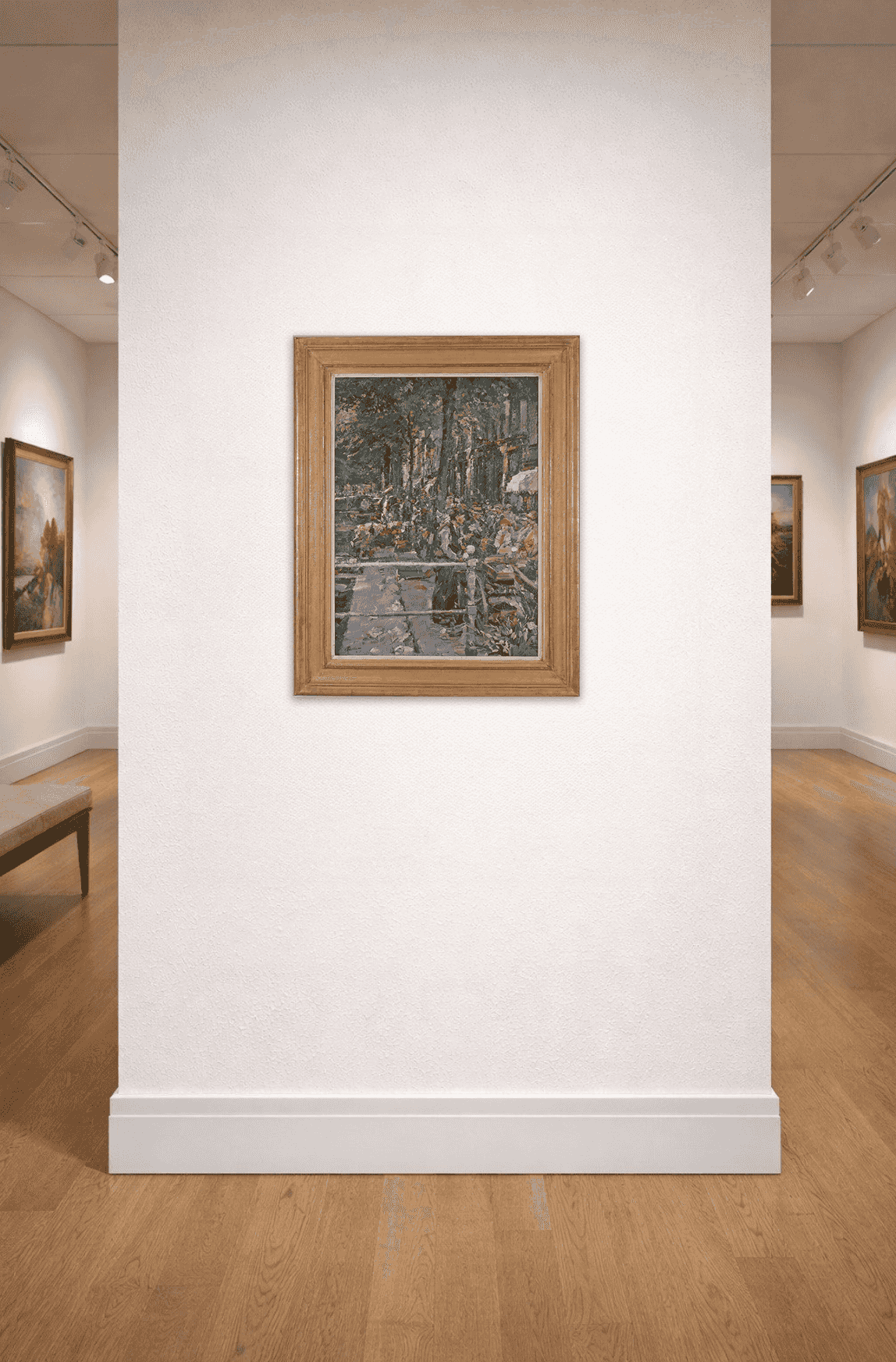 Carl Fahringer - Bloemenmarkt te Delft (in interieur)