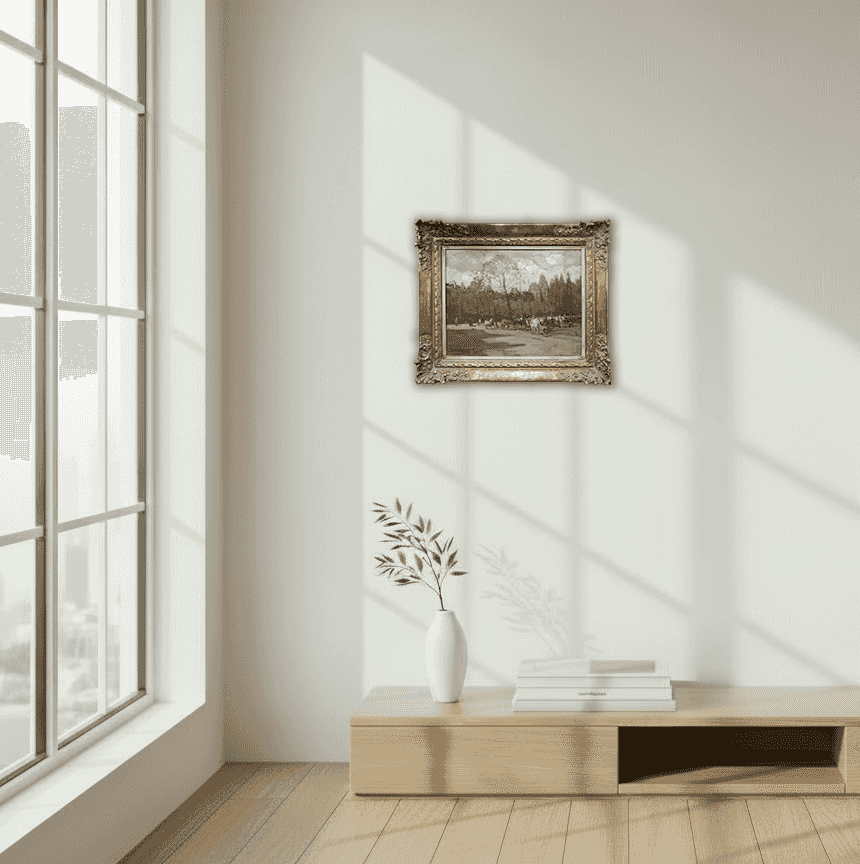 Nicolaas van der Waay - Stadhouderskade met Rijksmuseum (in interieur)