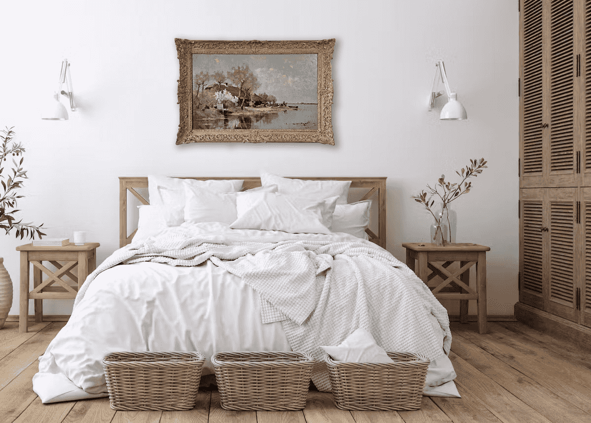 Arend-Jan van Driesten - Lentedag in het Hollandse polderlandschap (in interieur)