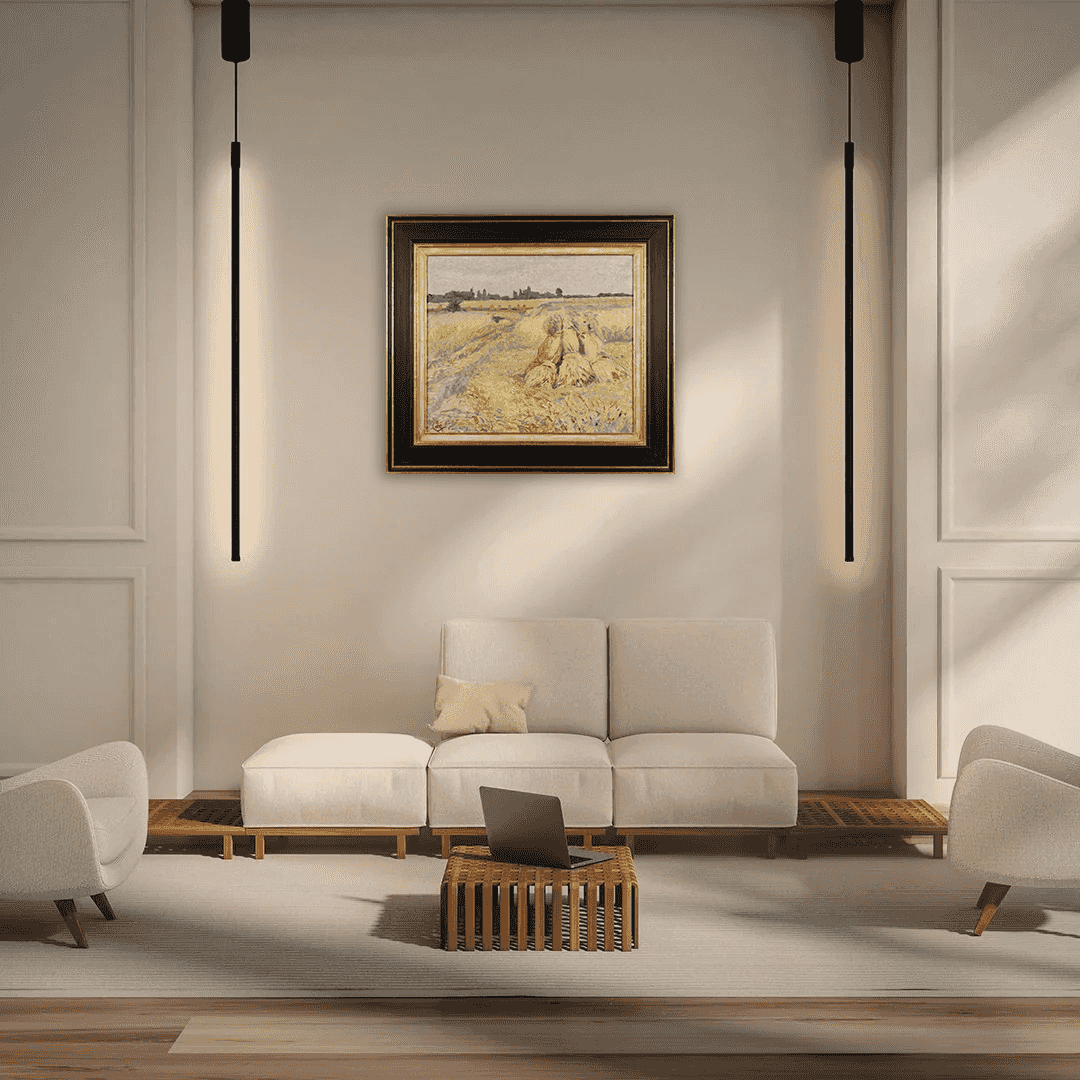 Jannes de Vries - Gronings landschap jaren 1930 (in interieur)