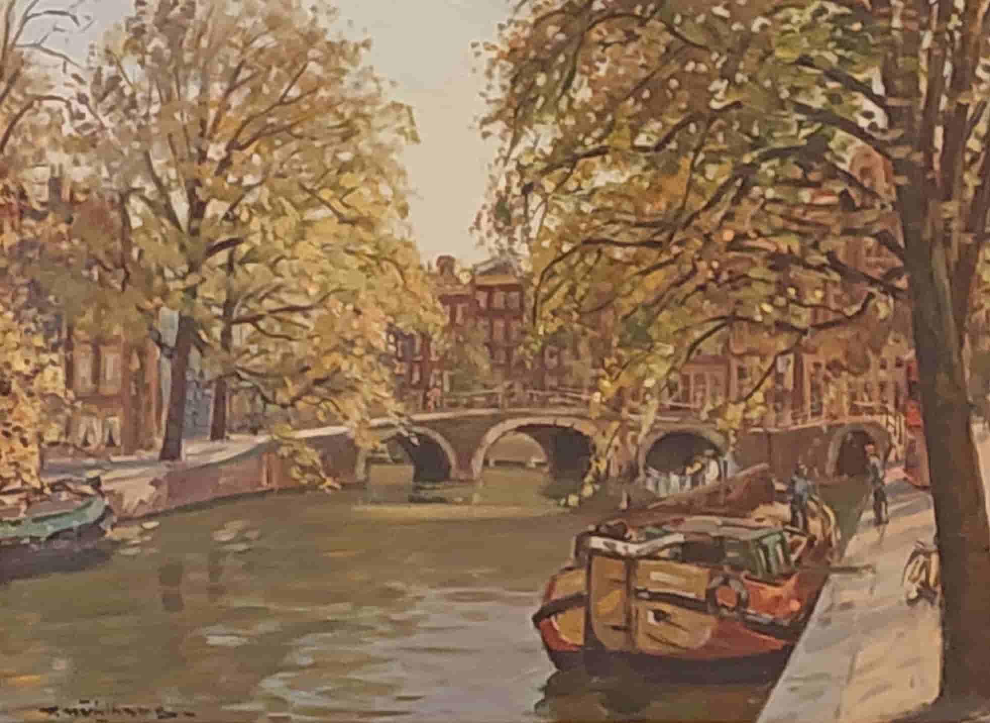 Daniel (Daan) Mühlhaus - Gracht in Amsterdam
