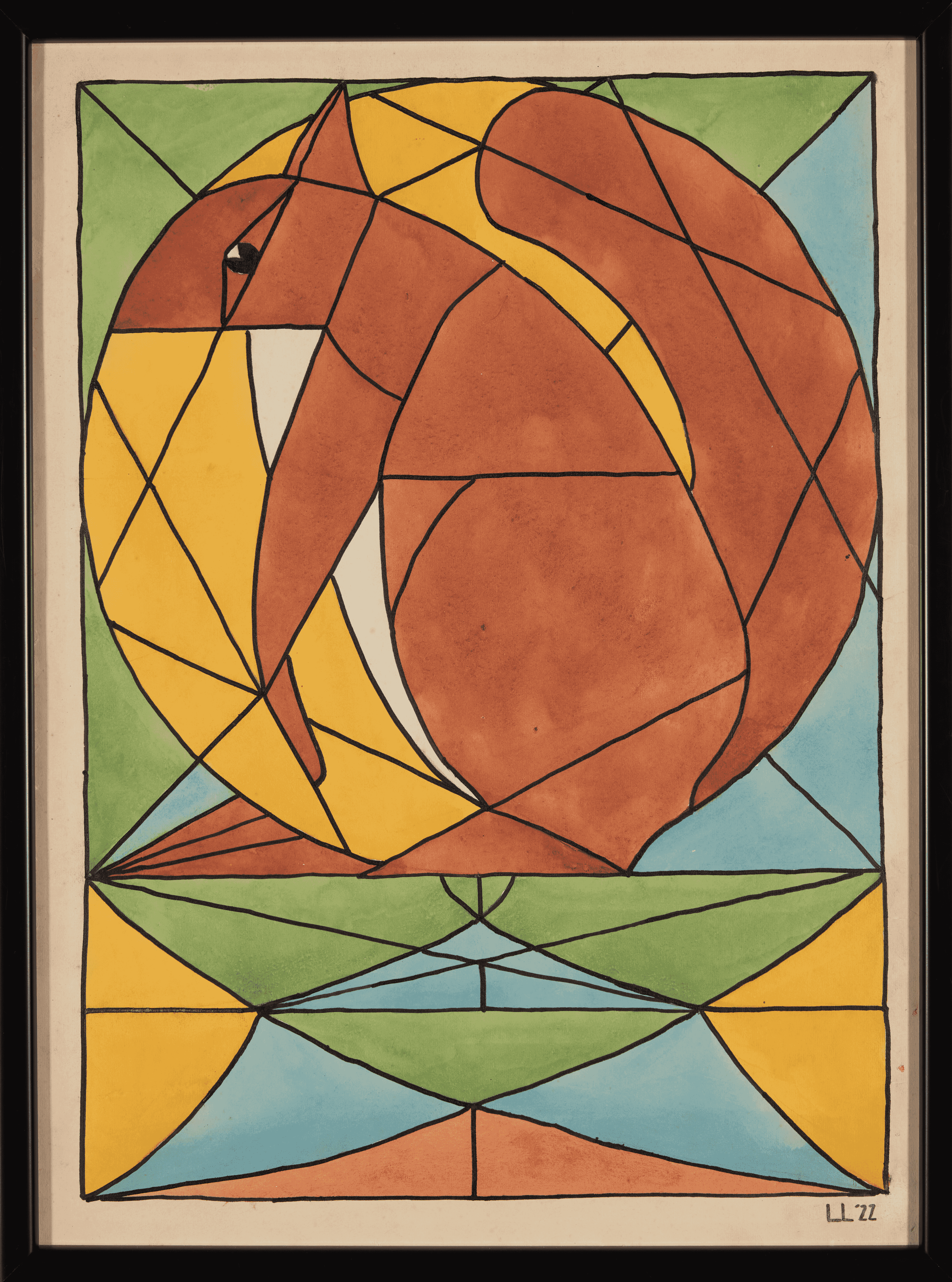 Louise (Lou) Loeber - De Eekhoorn (met lijst)