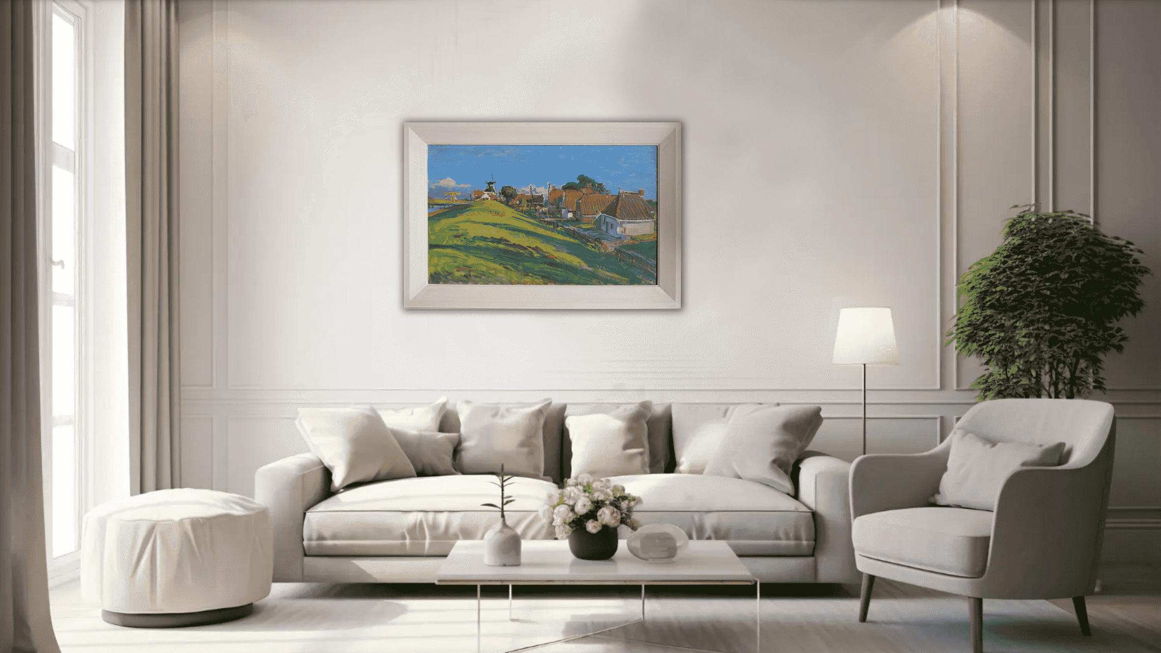 Johan Dijkstra - Zomer in Garnwerd (in interieur)