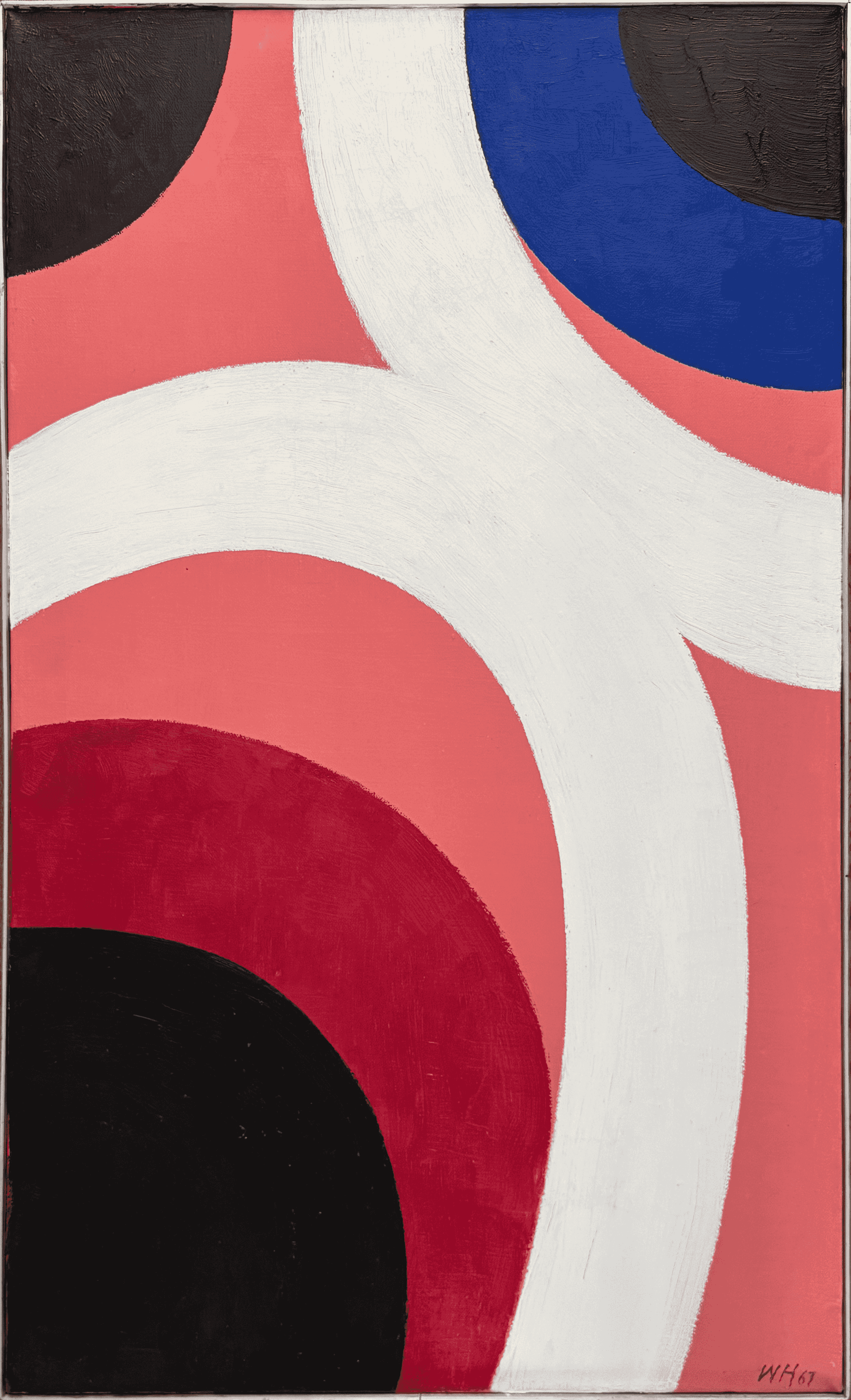 Willem Hussem - Compositie 1967 (met lijst)