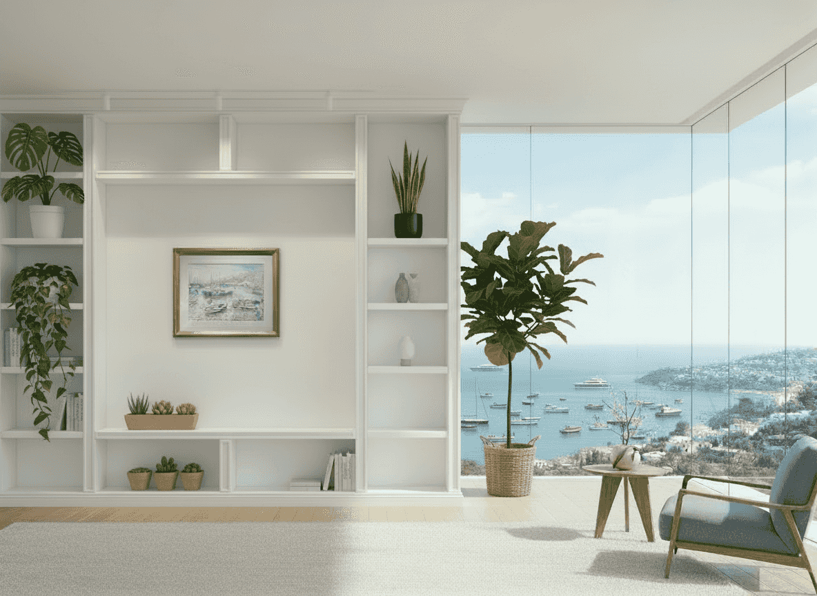 Cornelis Vreedenburgh - Baai bij Saint Tropez (in interieur)