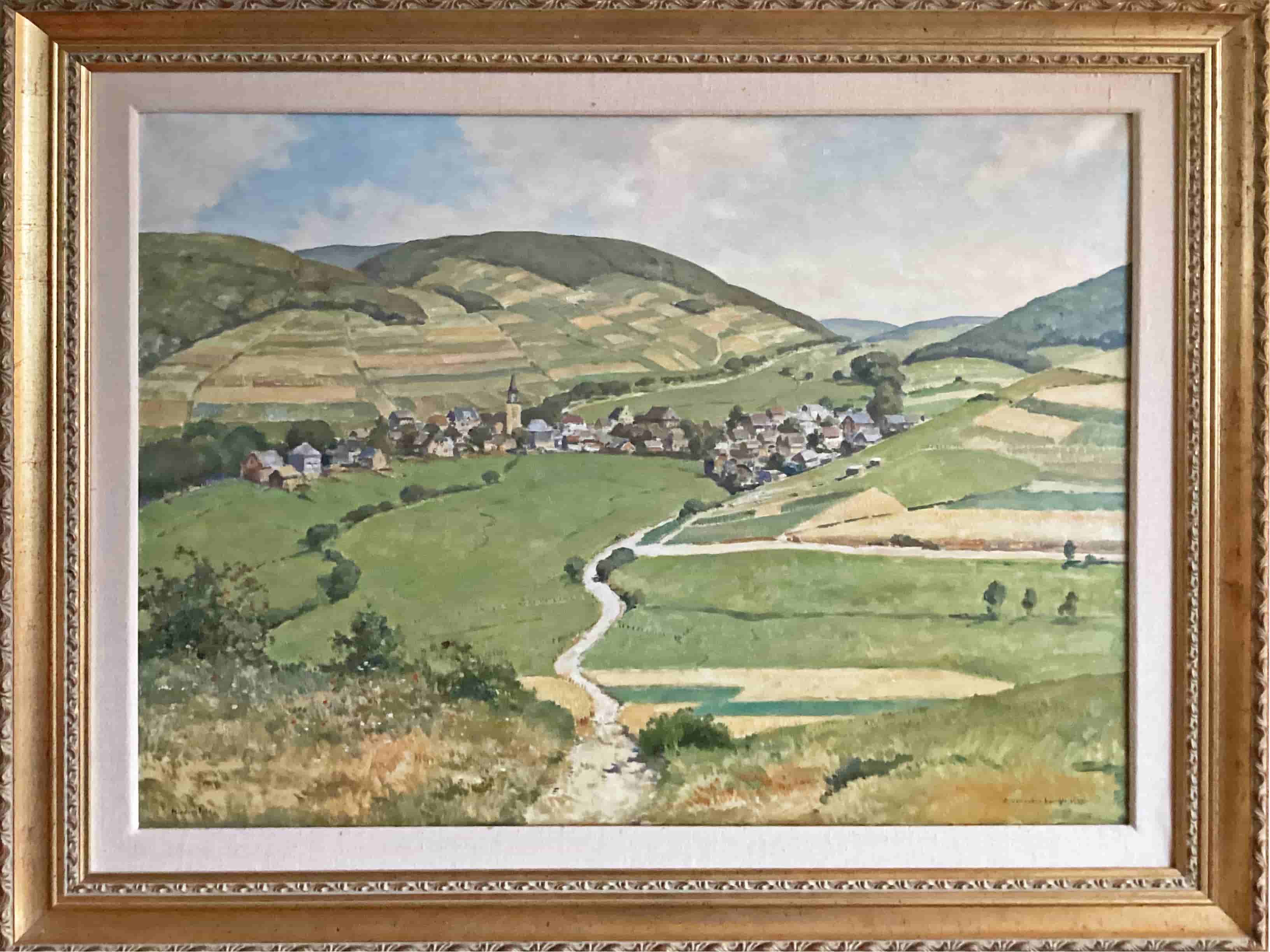 Cornelis Vreedenburgh - Niedersfeld (Duitsland) (met lijst)