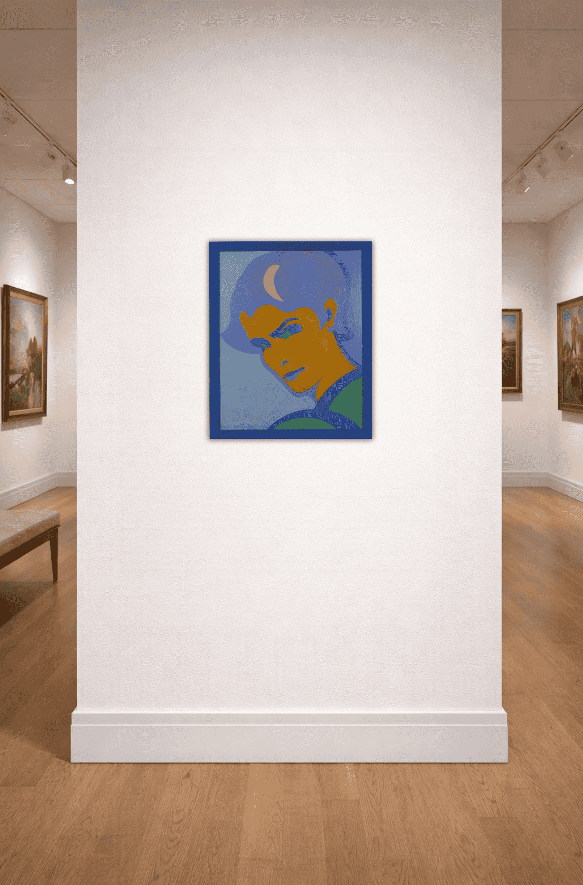 Elly Tamminga - Zelfportret (met lijst)