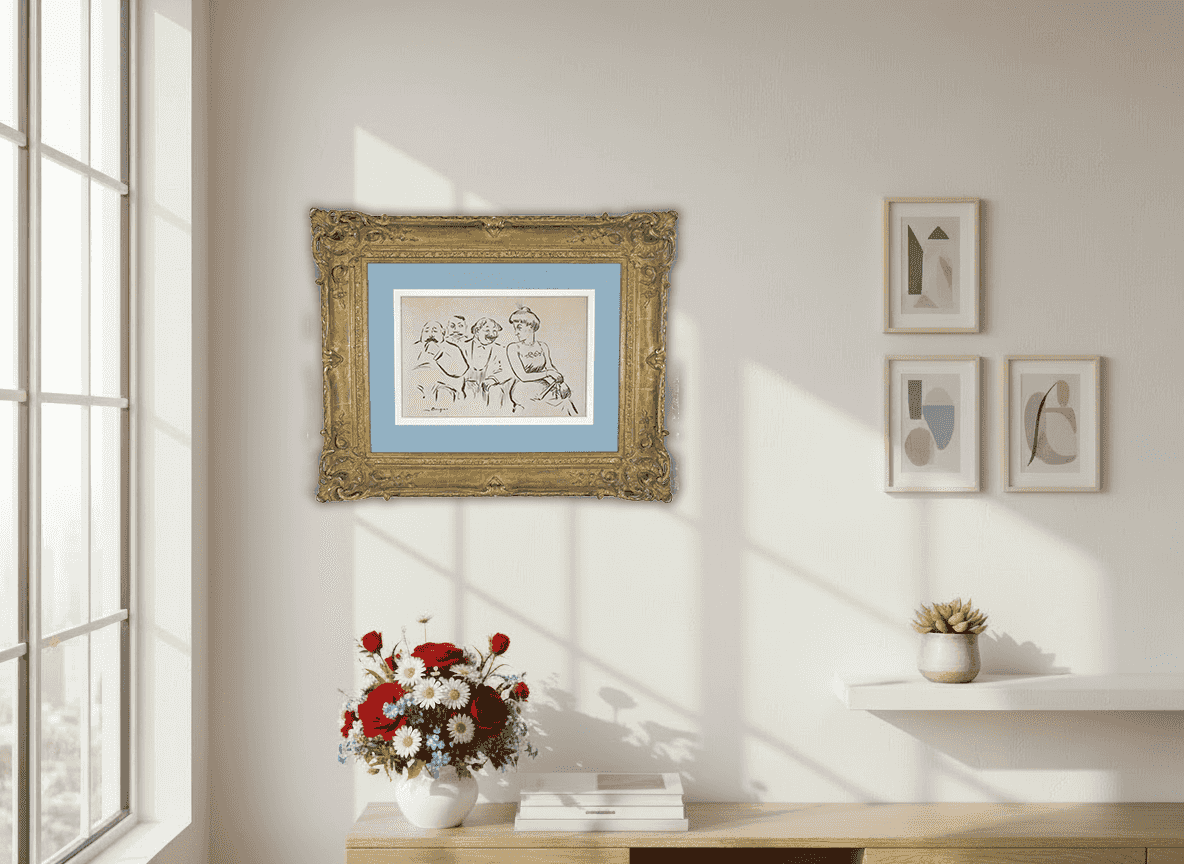 Kees van Dongen - De conversatie (in interieur)