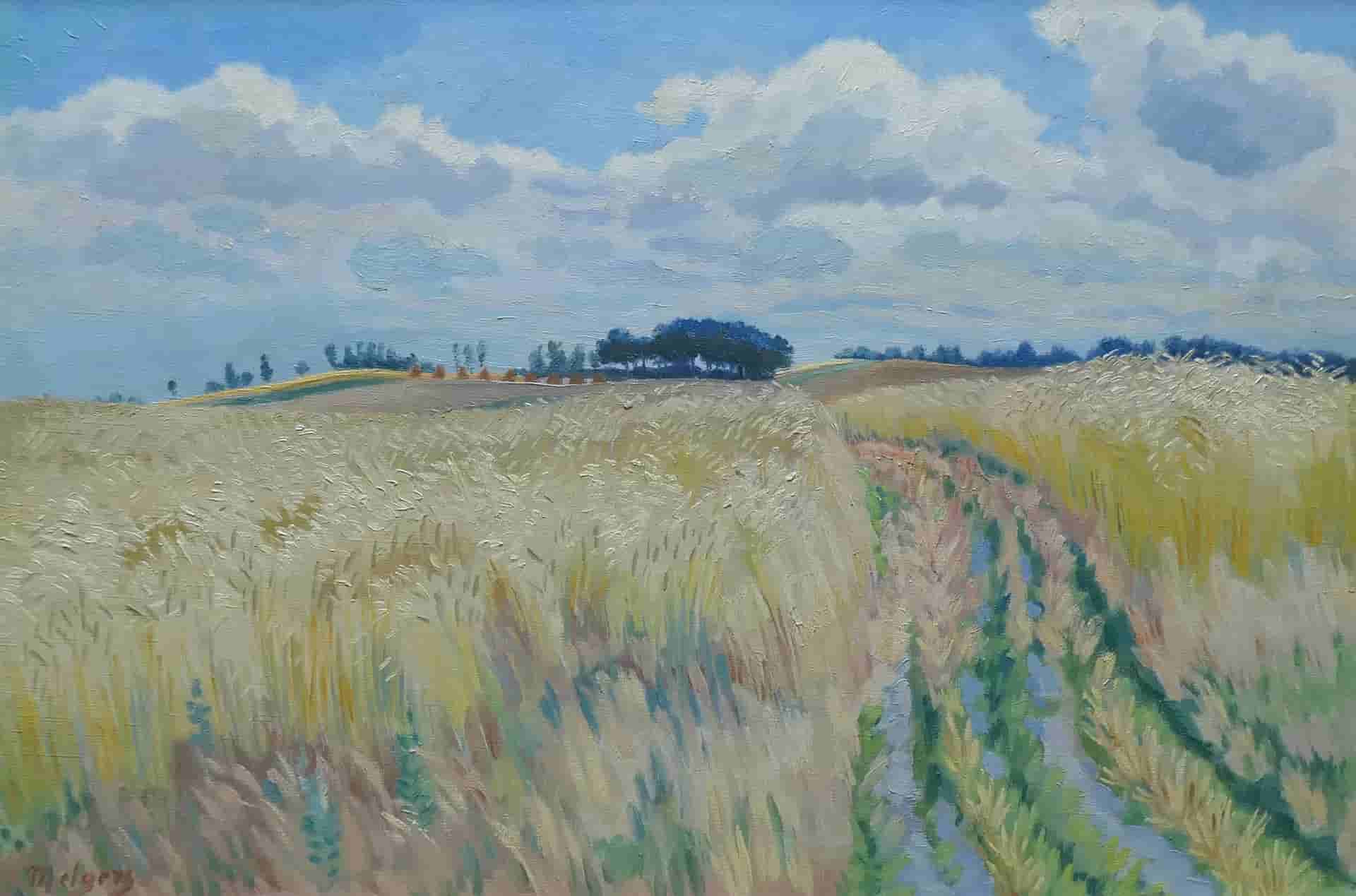 Henk Melgers - Korenvelden in Drenthe