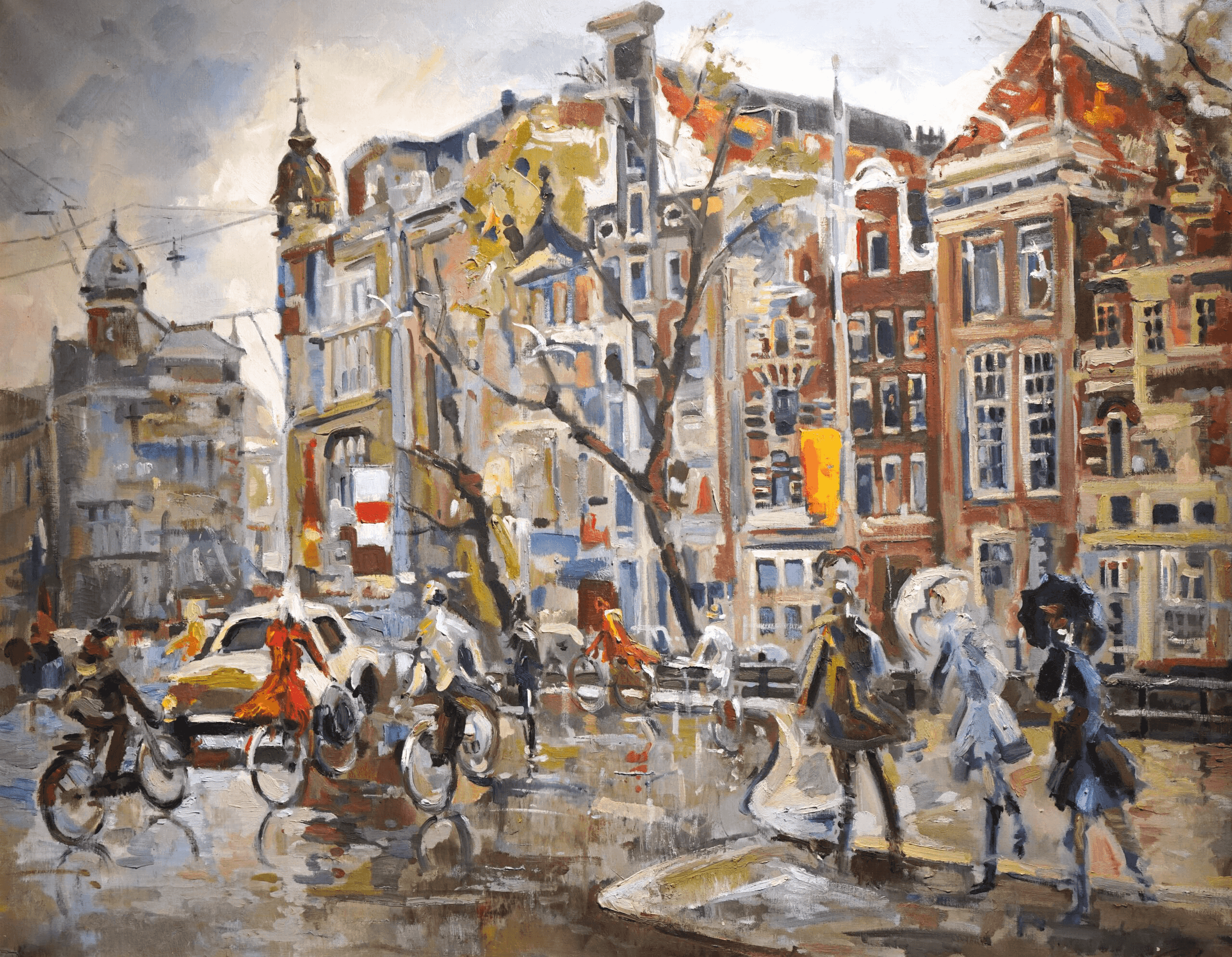 Erasmus Bernard von Dülmen-Krumpelman - Bij het Koningsplein te Amsterdam