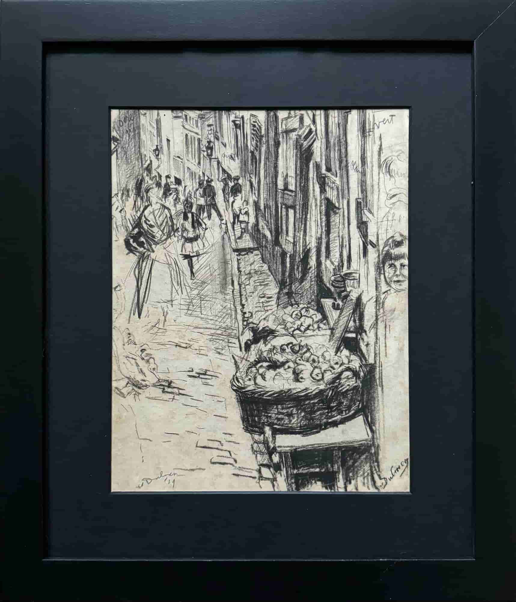 Erasmus Bernard von Dülmen-Krumpelman - Zeedijk (met lijst)