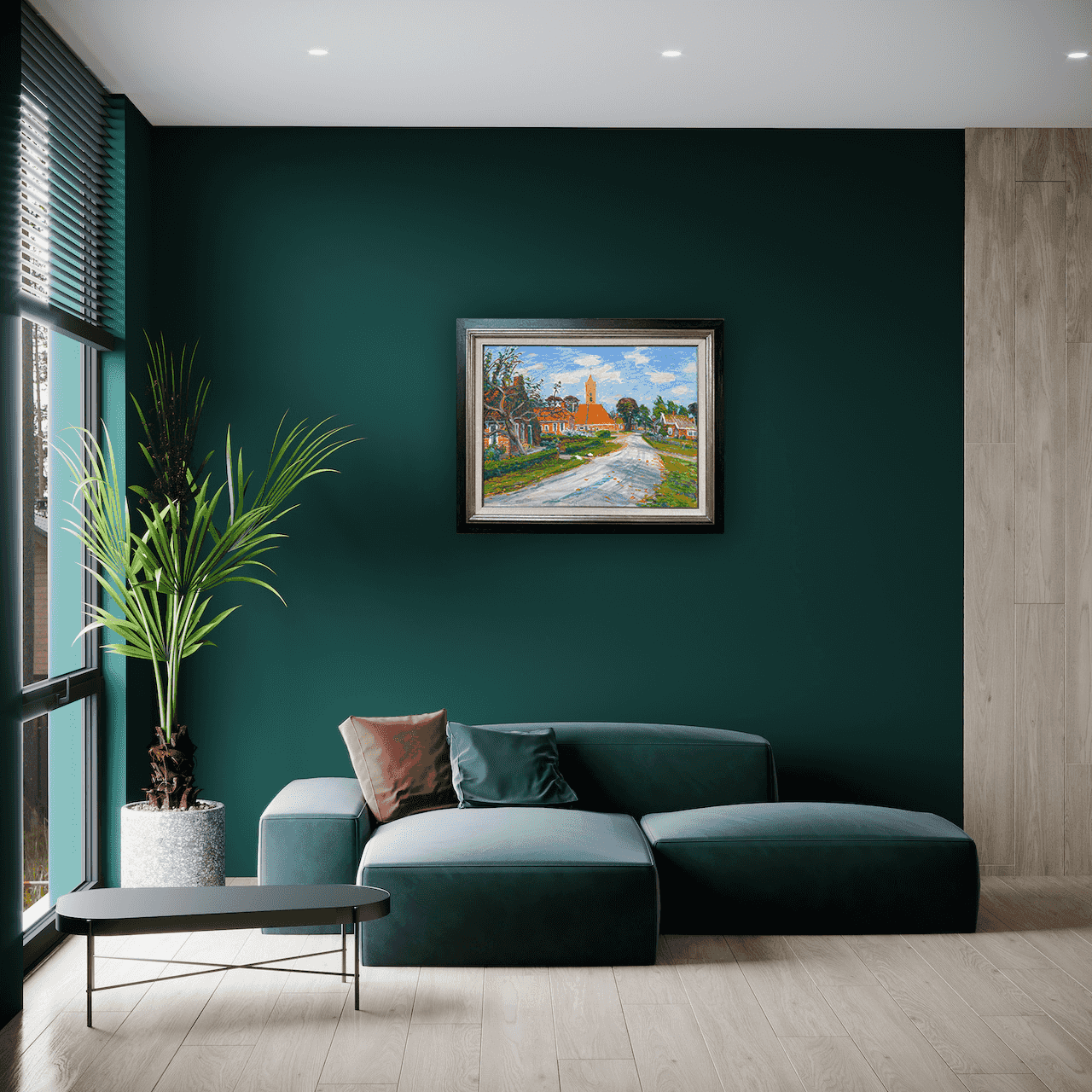 Johan Dijkstra - Nazomer in Garnwerd (in interieur)