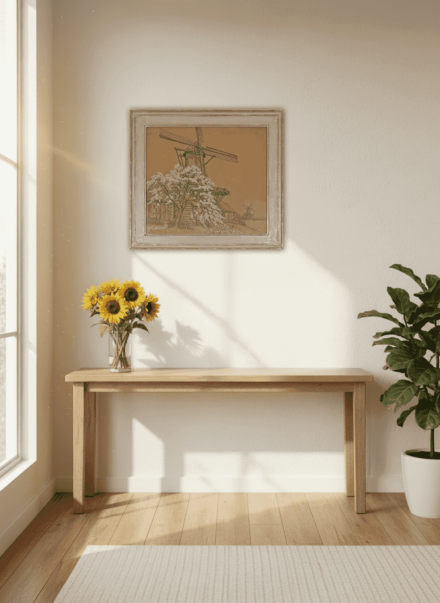 Co Breman - Molen de Passiebloem te Zwolle (in interieur)