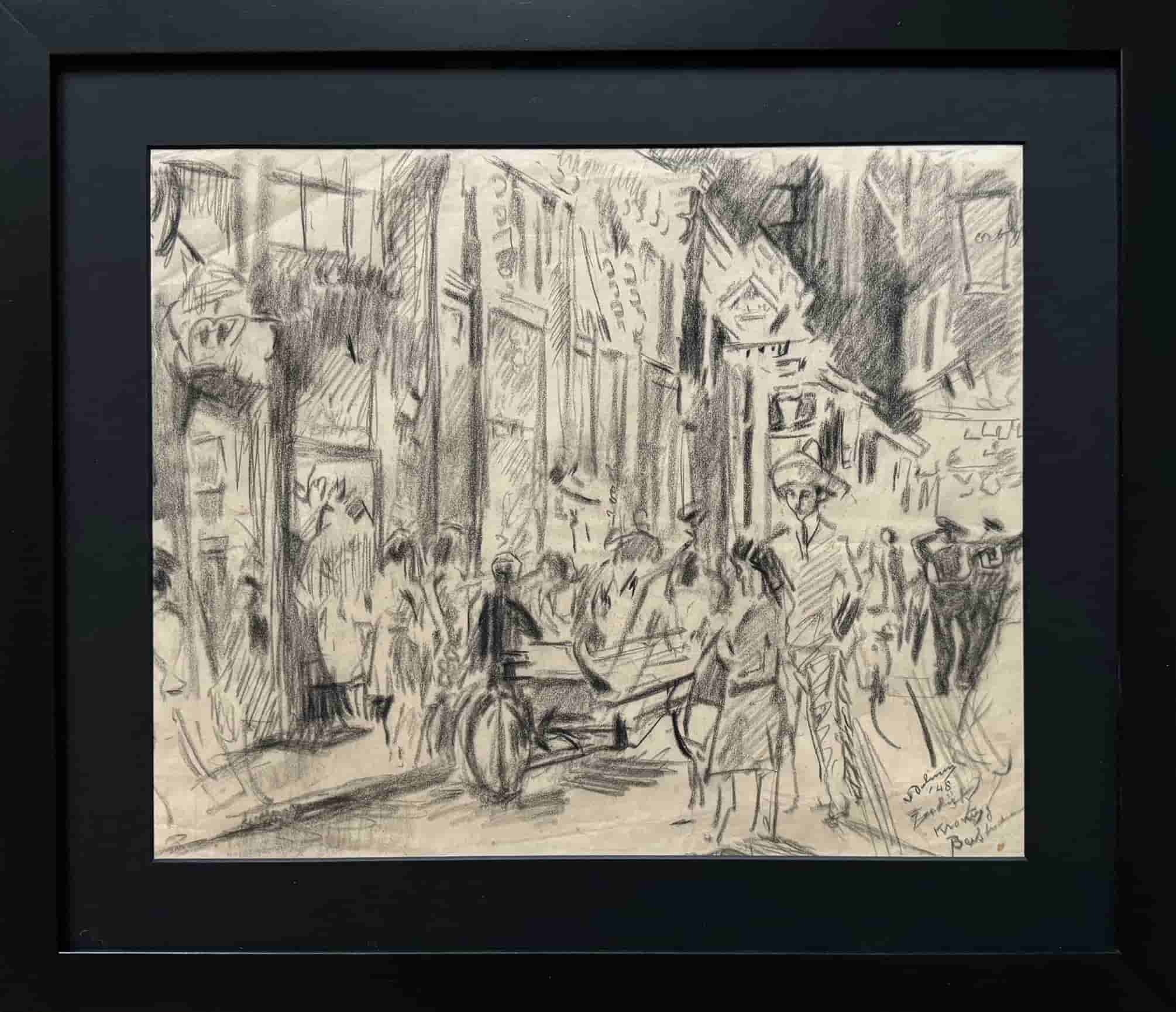 Erasmus Bernard von Dülmen-Krumpelman - Kroning van Koningin Juliana in 1948 (met lijst)