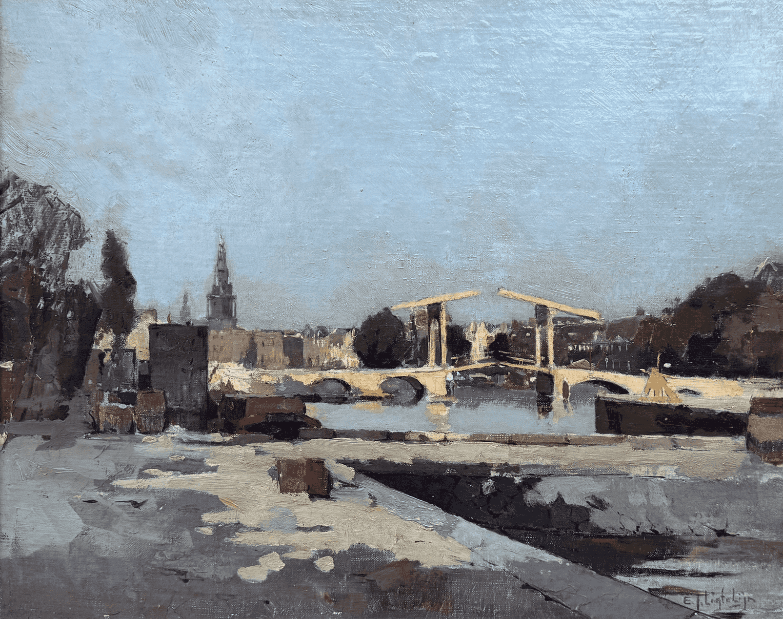 Evert-Jan Ligtelijn - Magere Brug over de Amstel rivier