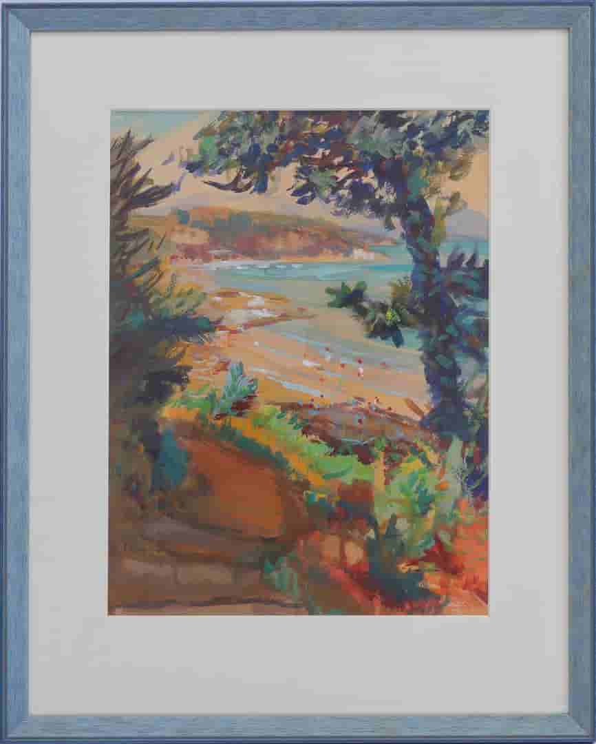 Jannes de Vries - Cancale (Bretagne, Frankrijk) (met lijst)