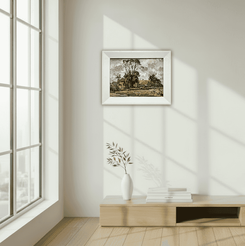 Emil Rizek - Landschap (in interieur)