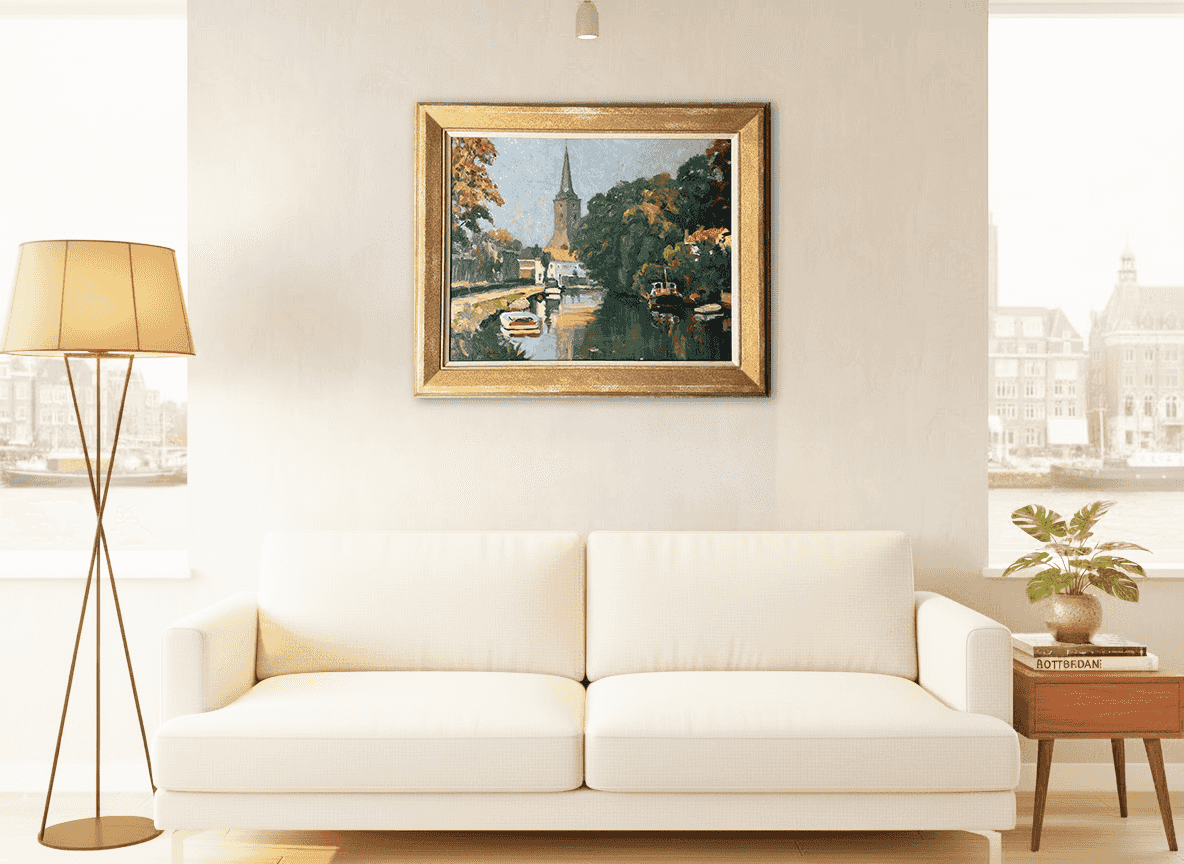 Joop Stierhout - Angstel bij Abcoude (in interieur)