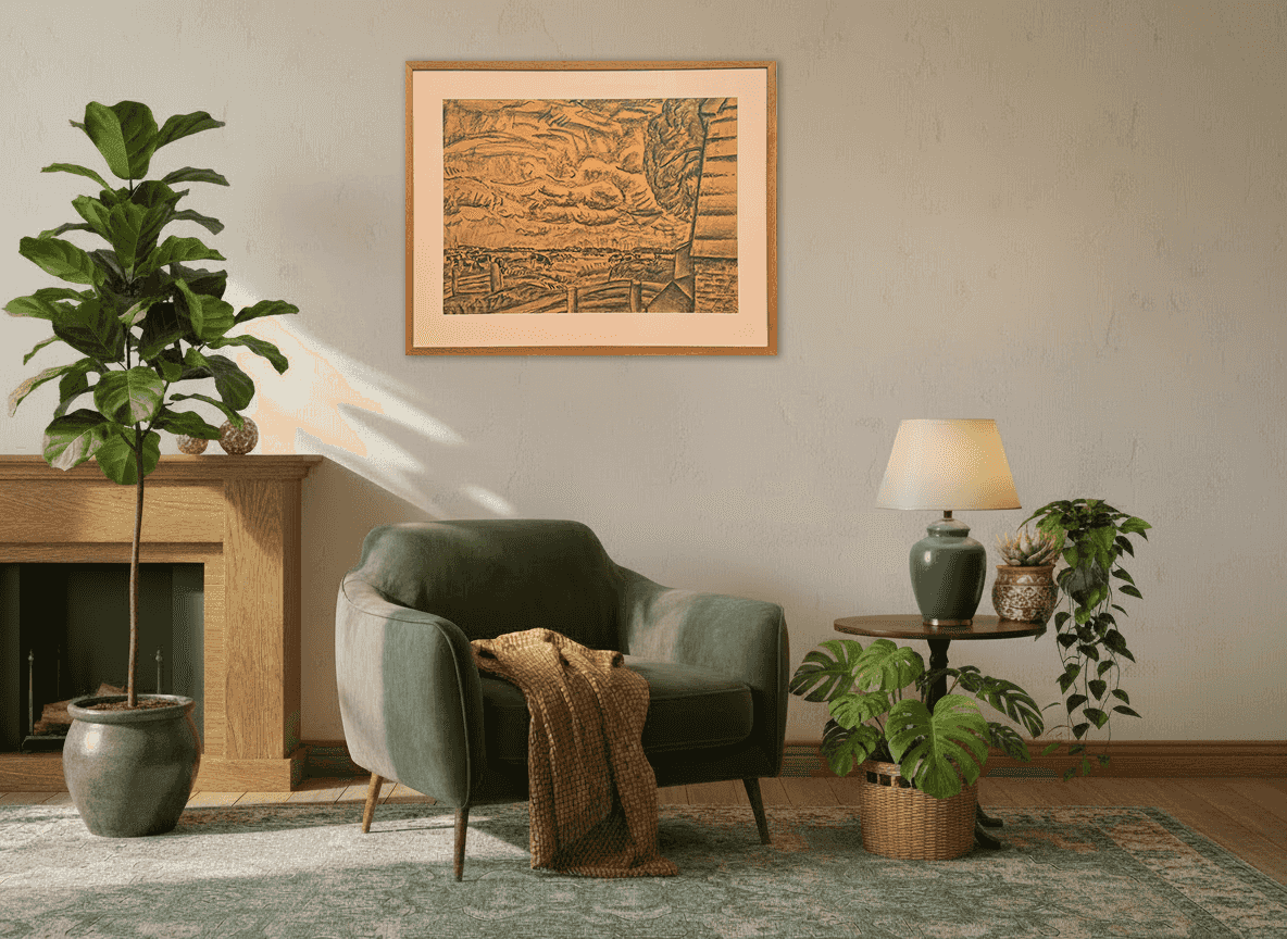 Leo Gestel - Beemsterpolder in 1922 (in interieur)