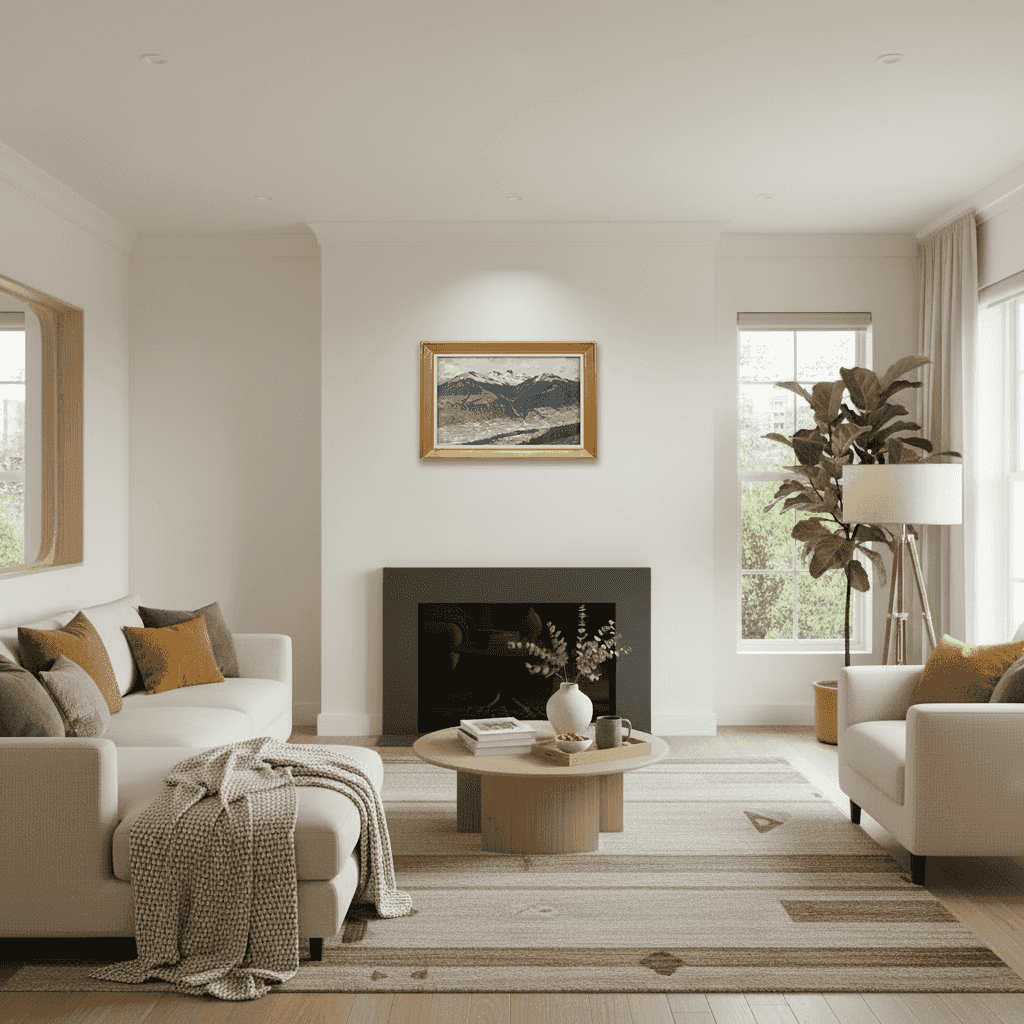 Jan Harm Weijns - Rhonedal vanuit Crans Montana (in interieur)